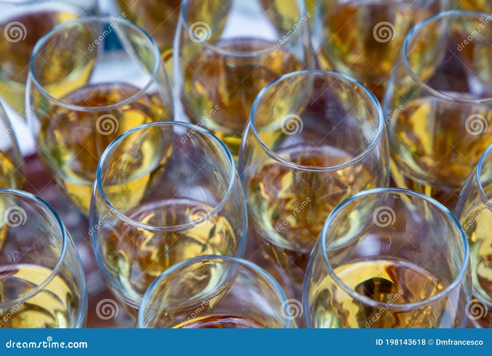 Glasses of Prosecco Italian White Wine Stock Photo Image of night
