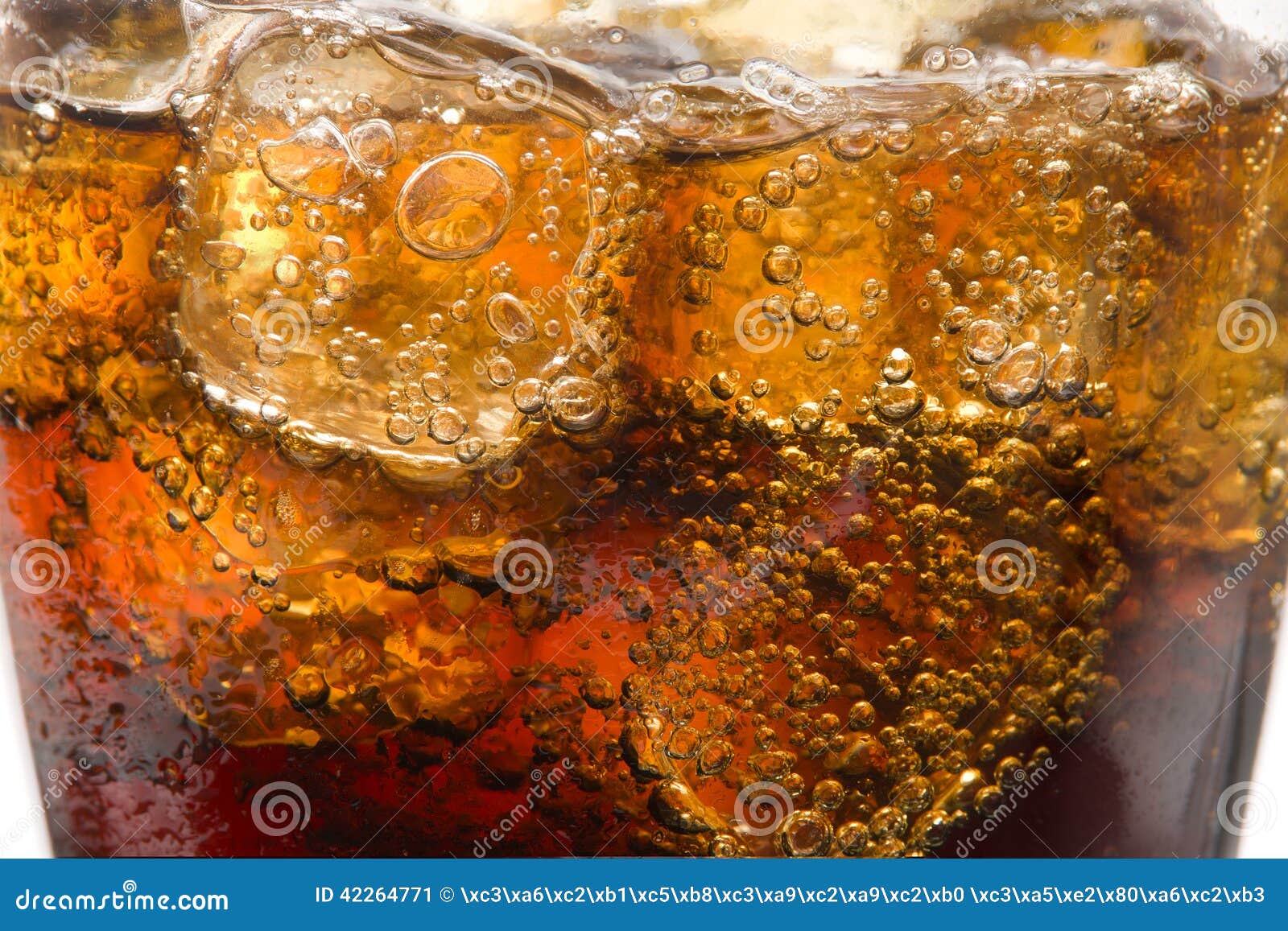 Glasses with Soda and Ice Cubes Stock Image Image of drink, simple 42264771