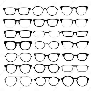 Glasses stock vector. Illustration of glass, retro, fashion - 56450671