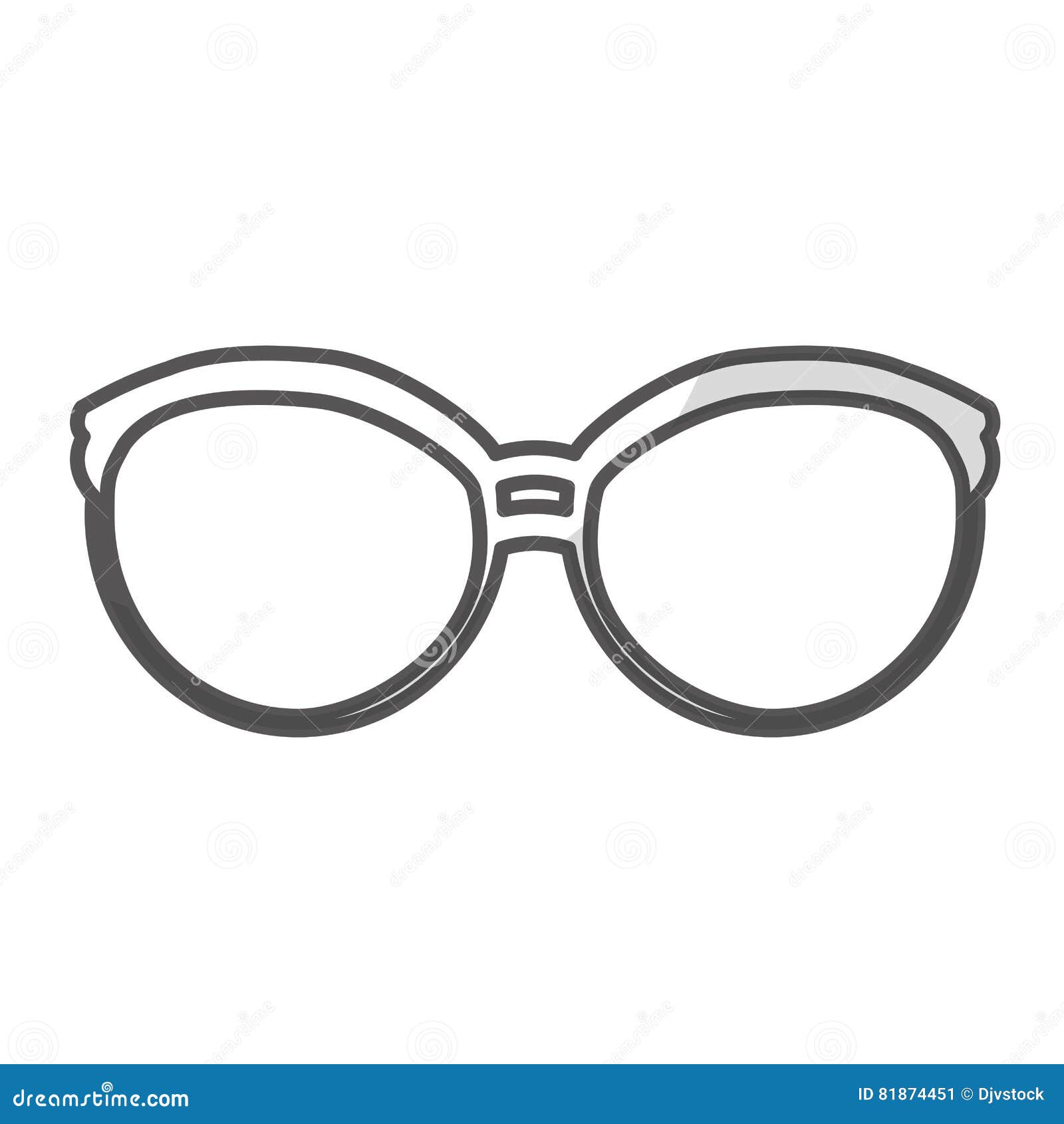glasses vintage frameicon image