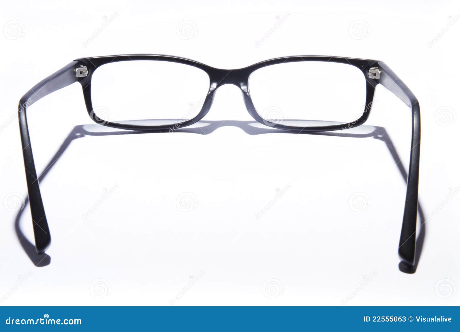 glasses on white