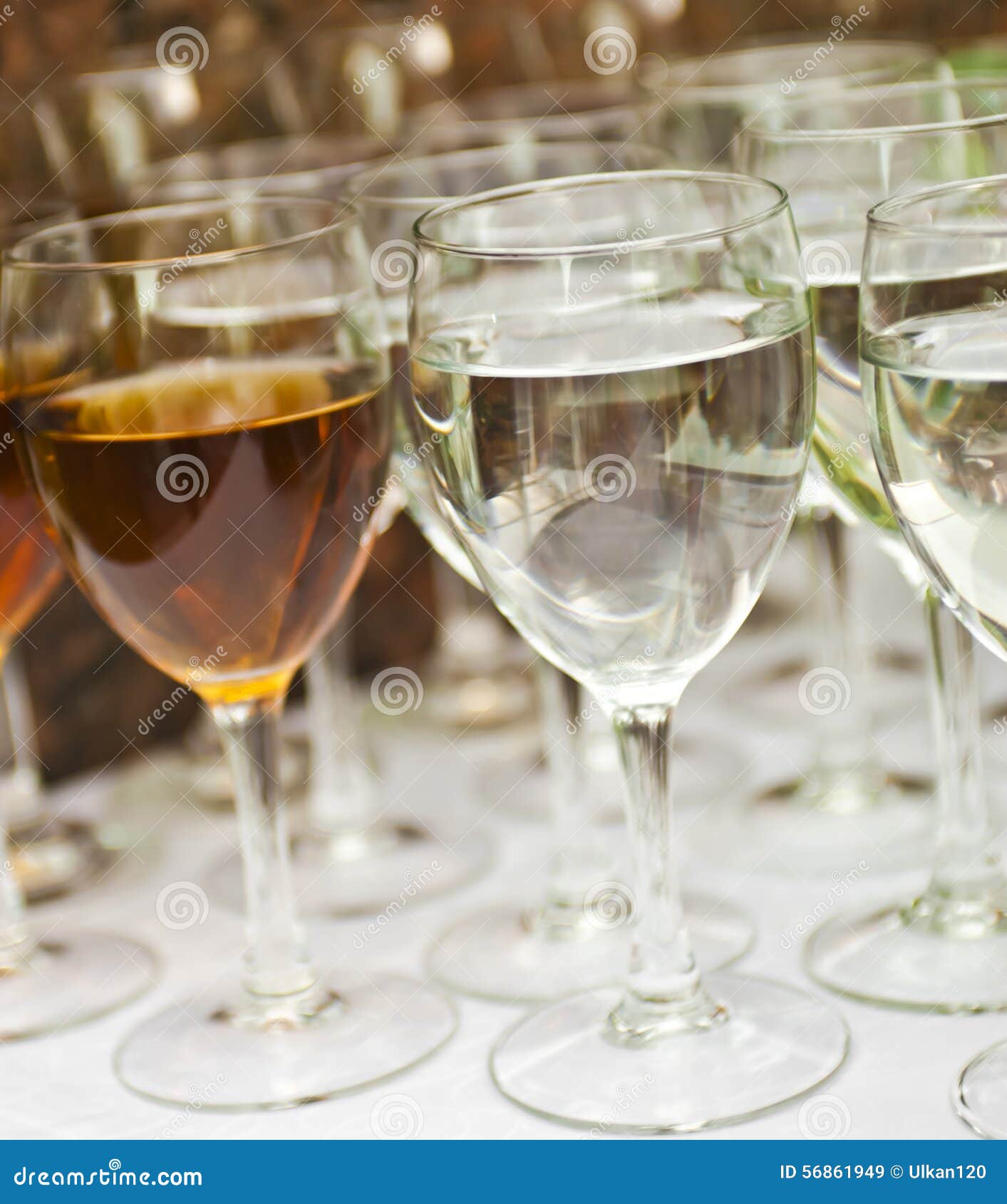 Glasses of wine at the bar stock image. Image of flask 56861949