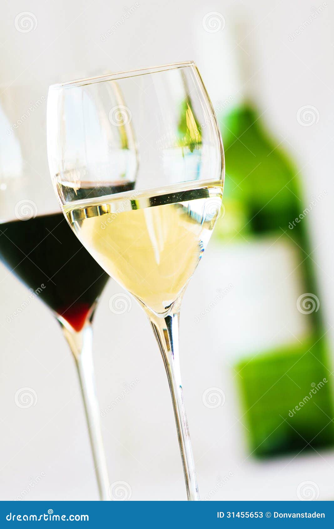 Glasses of Wine in a Restaurant Stock Image Image of drink, party 31455653