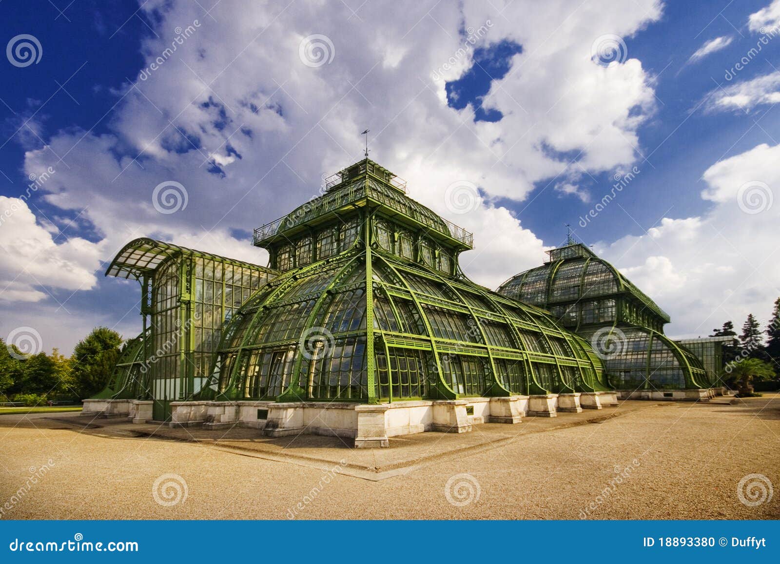 Glasshouse stock photo. Image of austria, schonbrunn 18893380