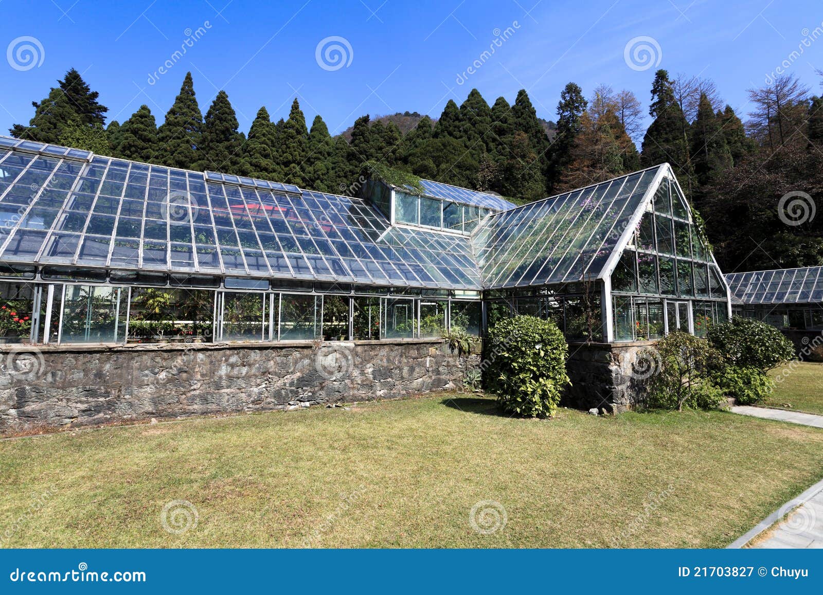 Glasshouse stock image. Image of glass, nature, autumn 21703827