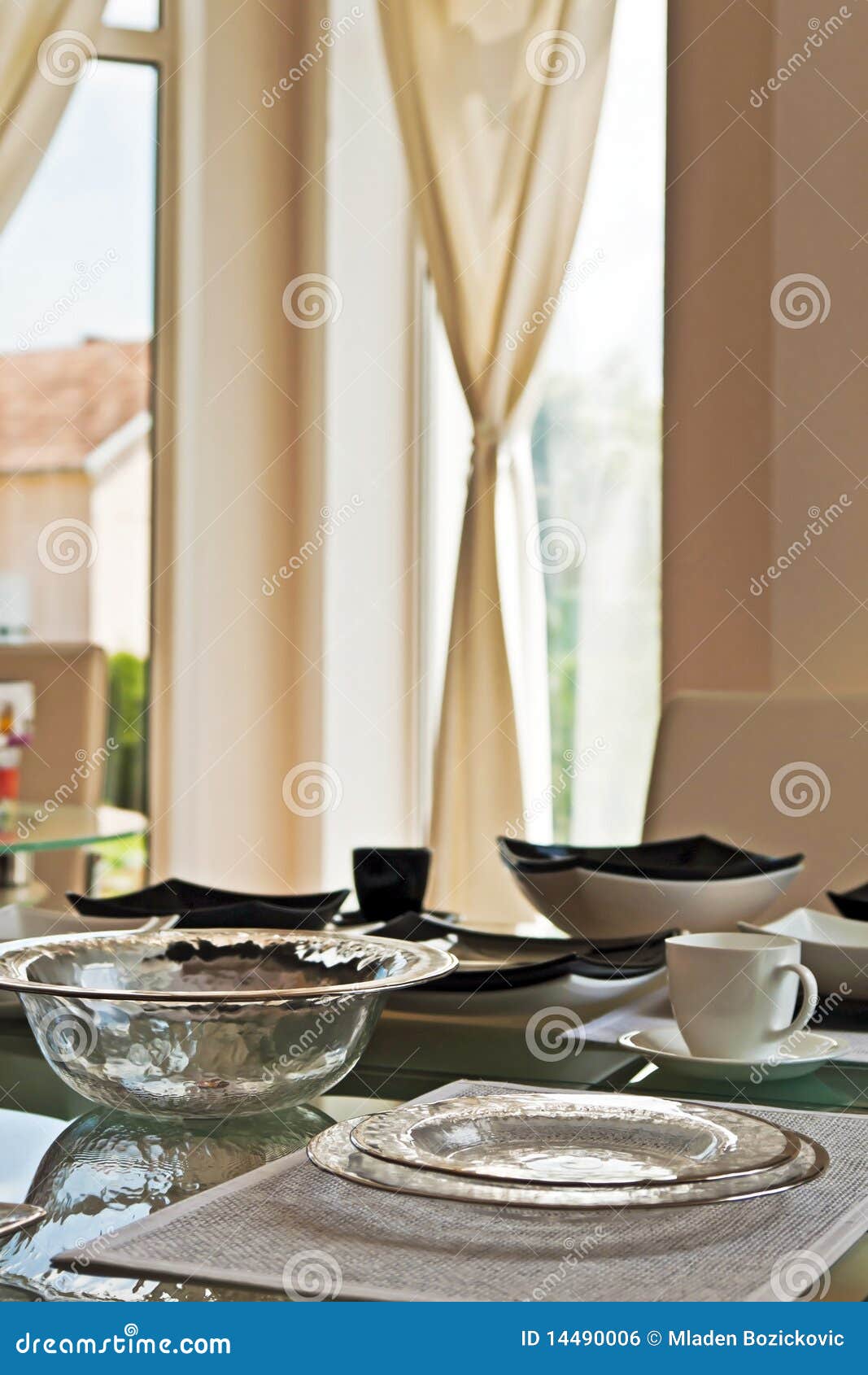 Glassware and ceramic stock photo. Image of shiny, light 14490006