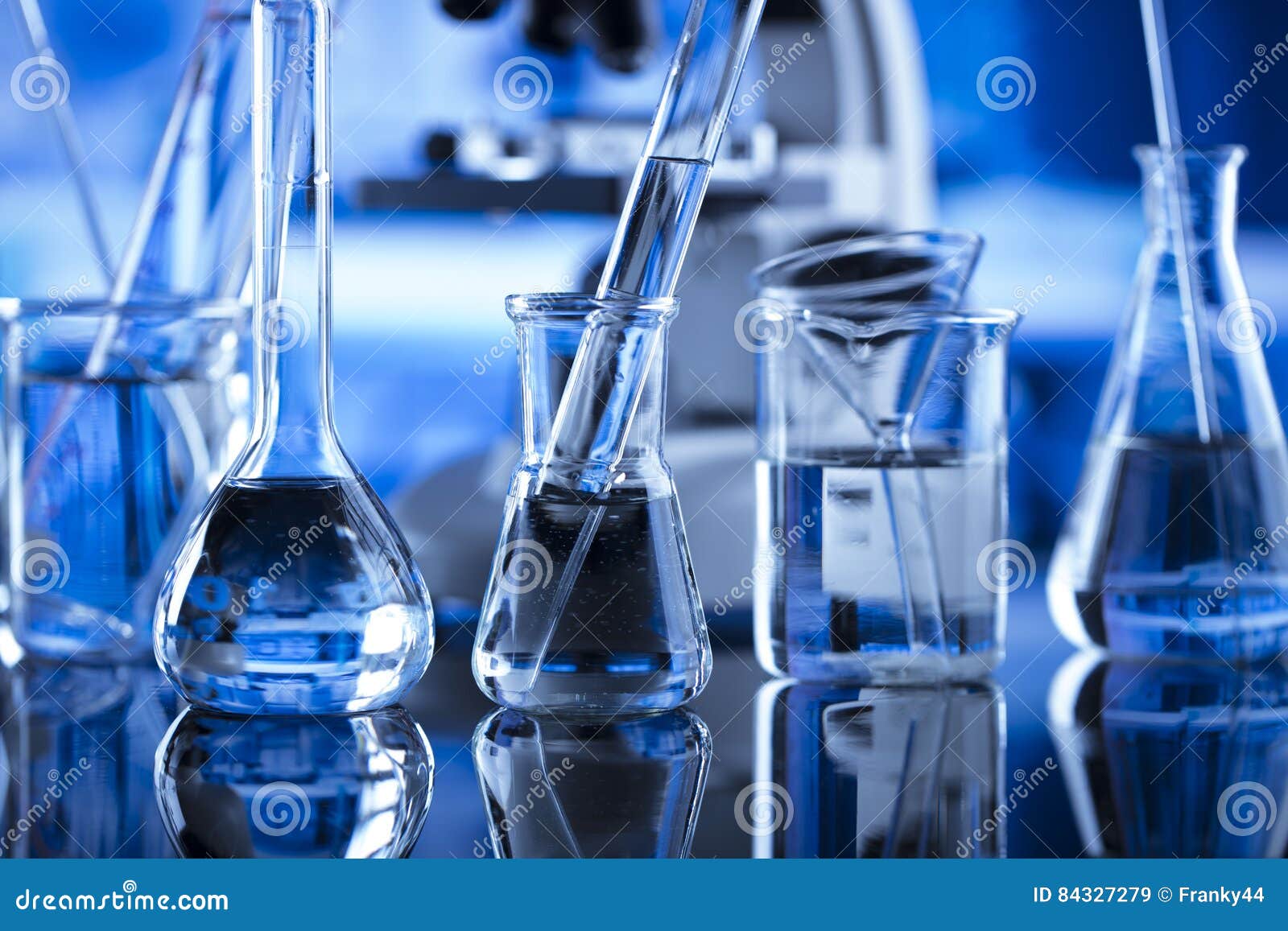 Glassware in laboratory stock image. Image of pharmaceuticals 84327279