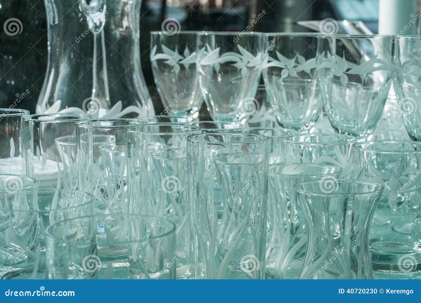 Glassware stock photo. Image of bevrage, glassware, store 40720230