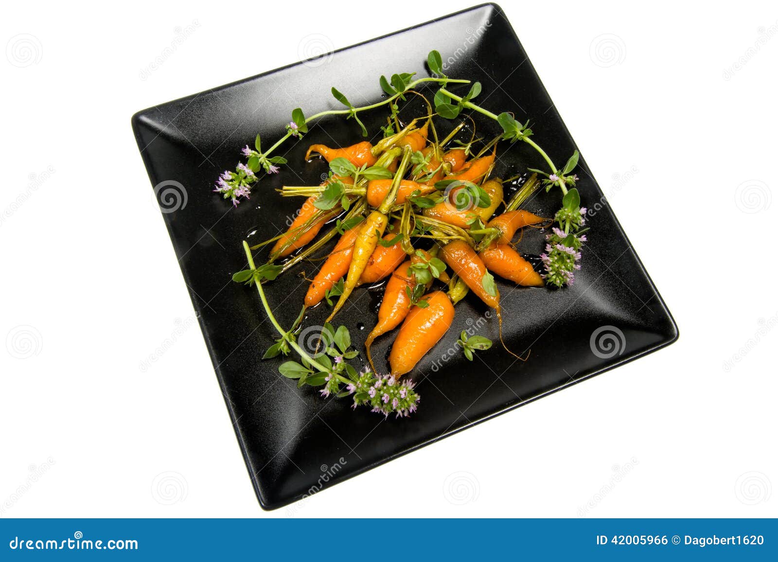 Glazed carrots stock photo. Image of vitamins, meat, healthy 42005966