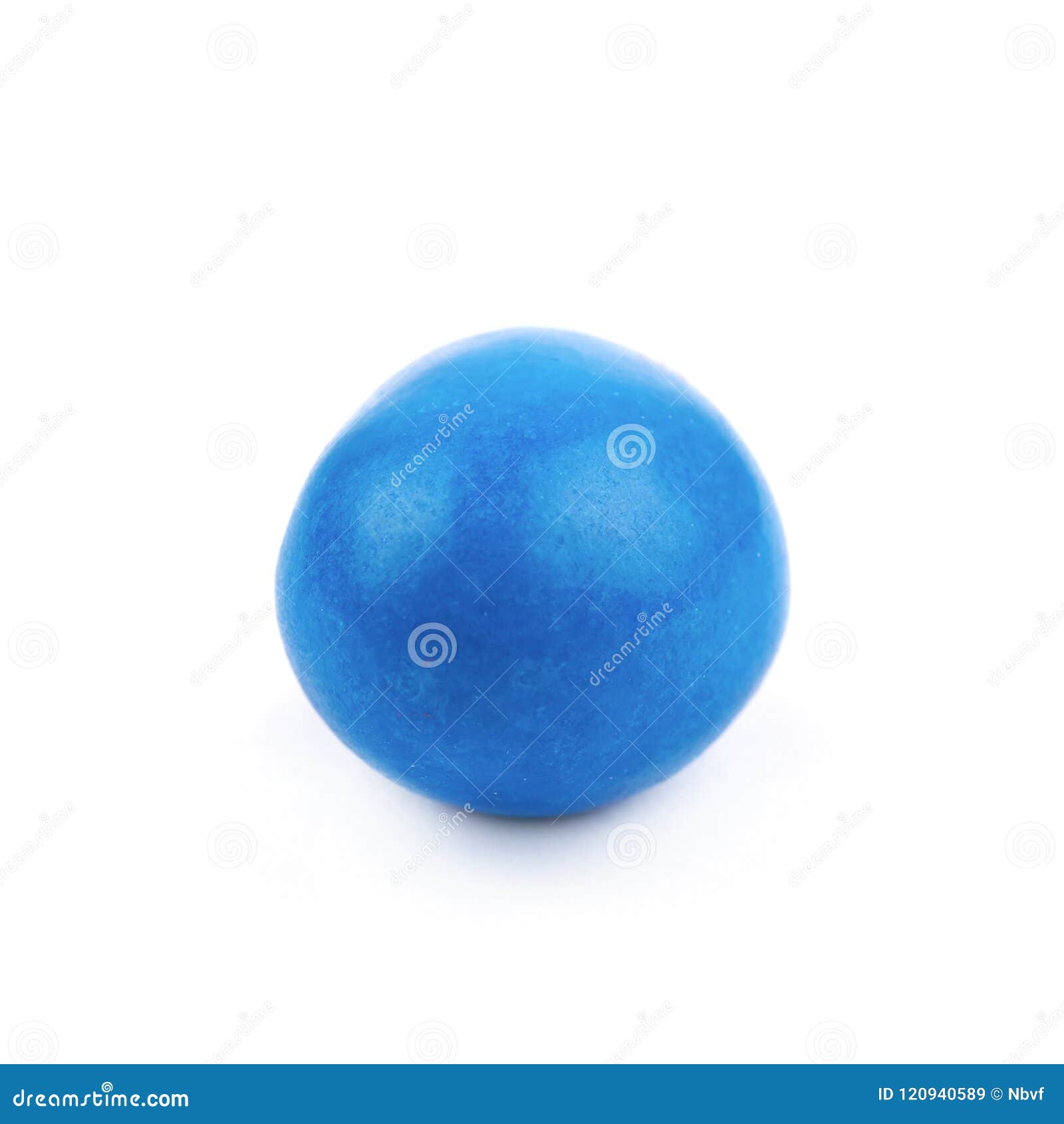 Glazed Chocolate Nut Candy Isolated Stock Image Image of blue