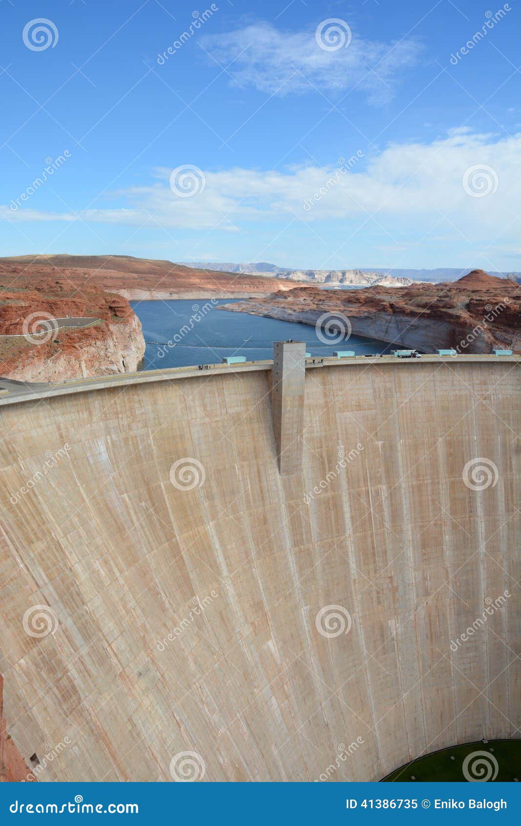 Glen Canyon Dam stock afbeelding. Image of macht, canion - 41386735