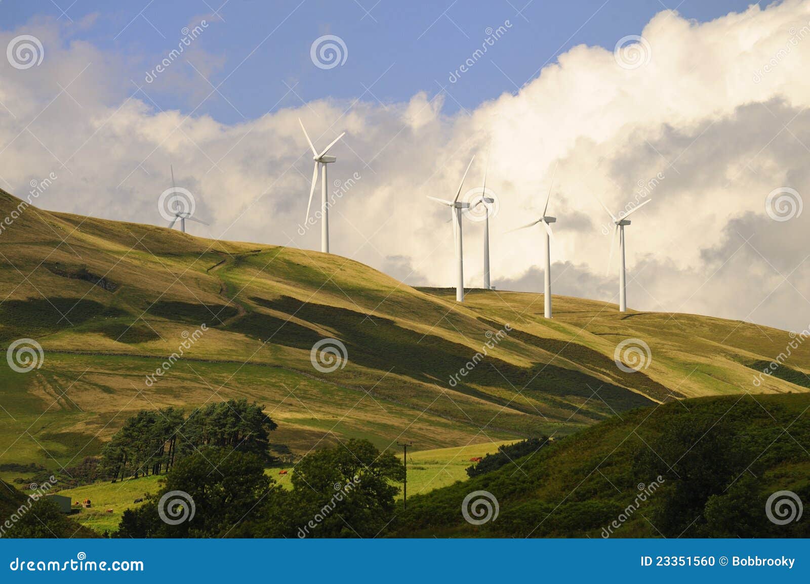 glen devon windfarm, scotland