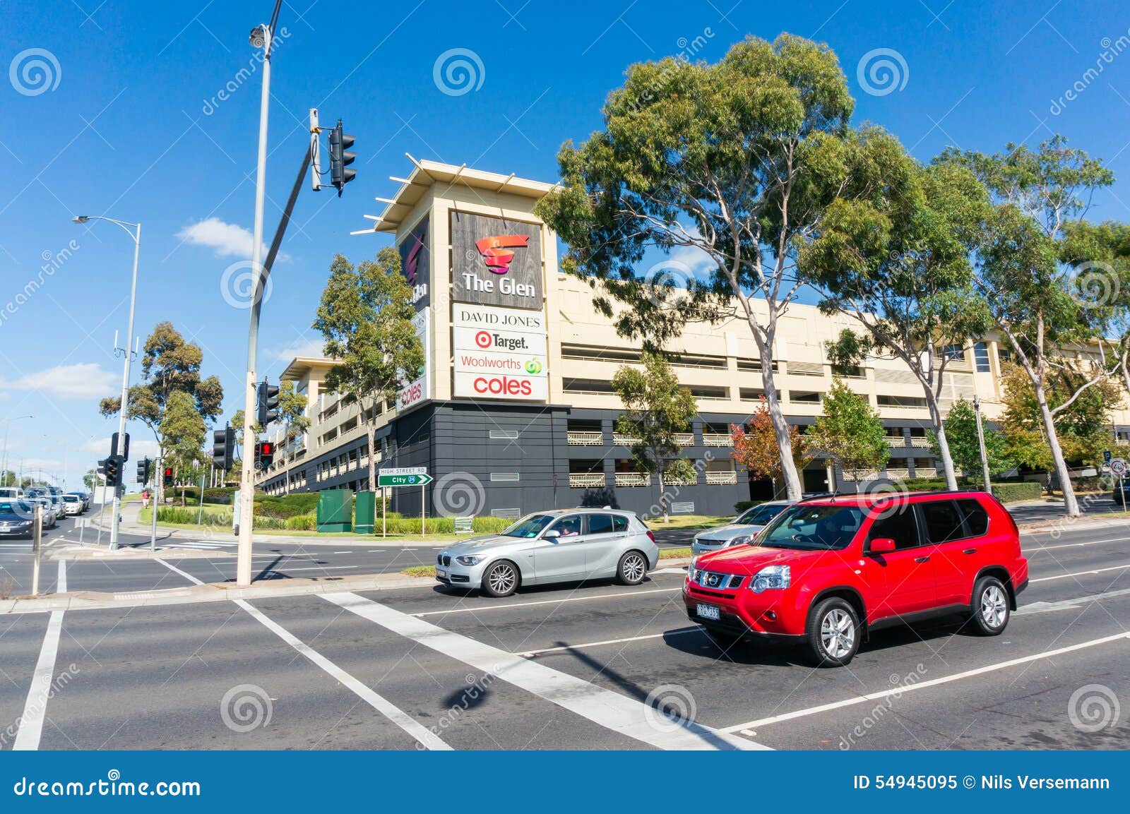 The Glen Shopping Centre in Glen Waverley in Melbourne Editorial