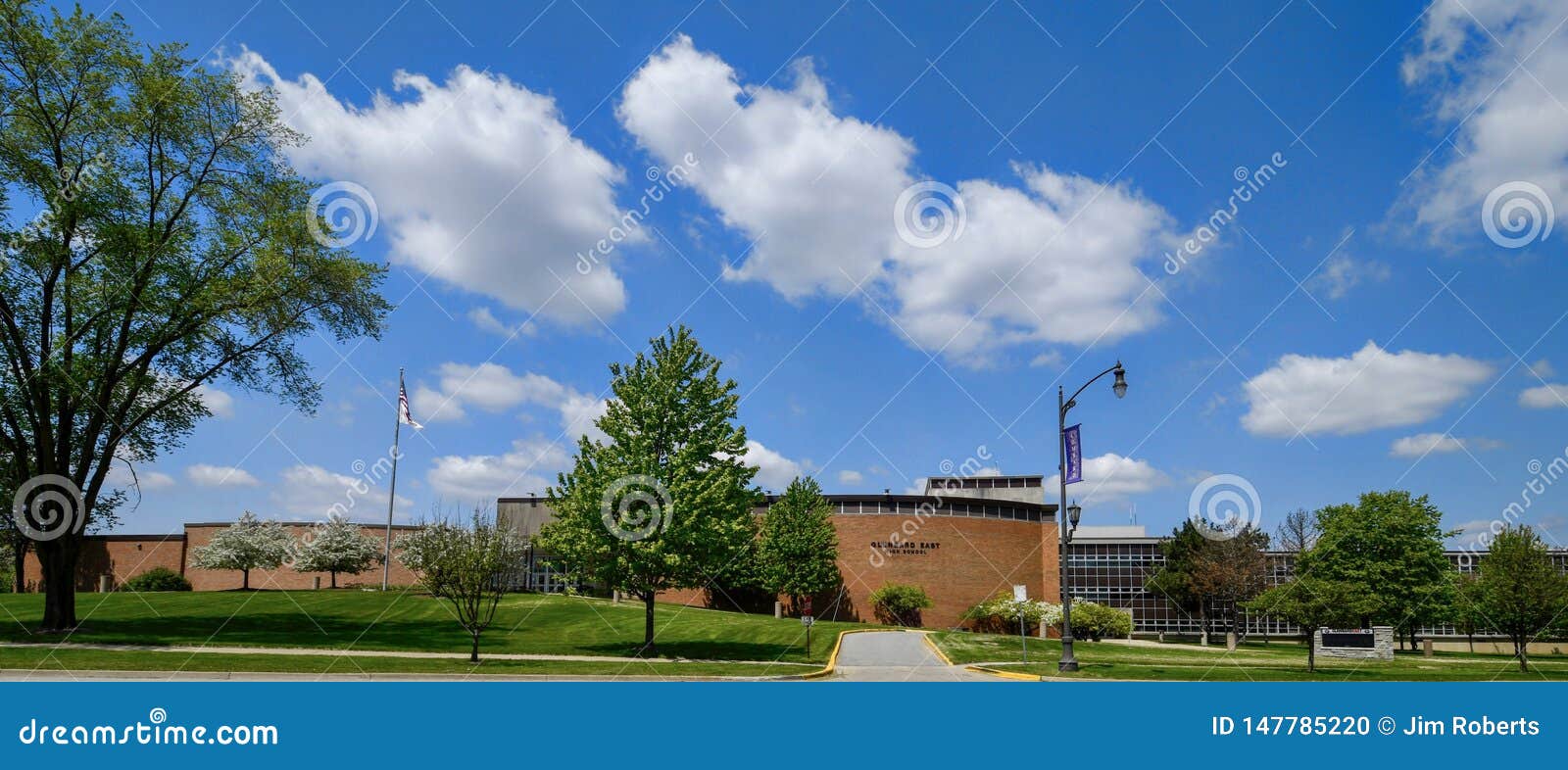 Glenbard East High School editorial image. Image of located 147785220