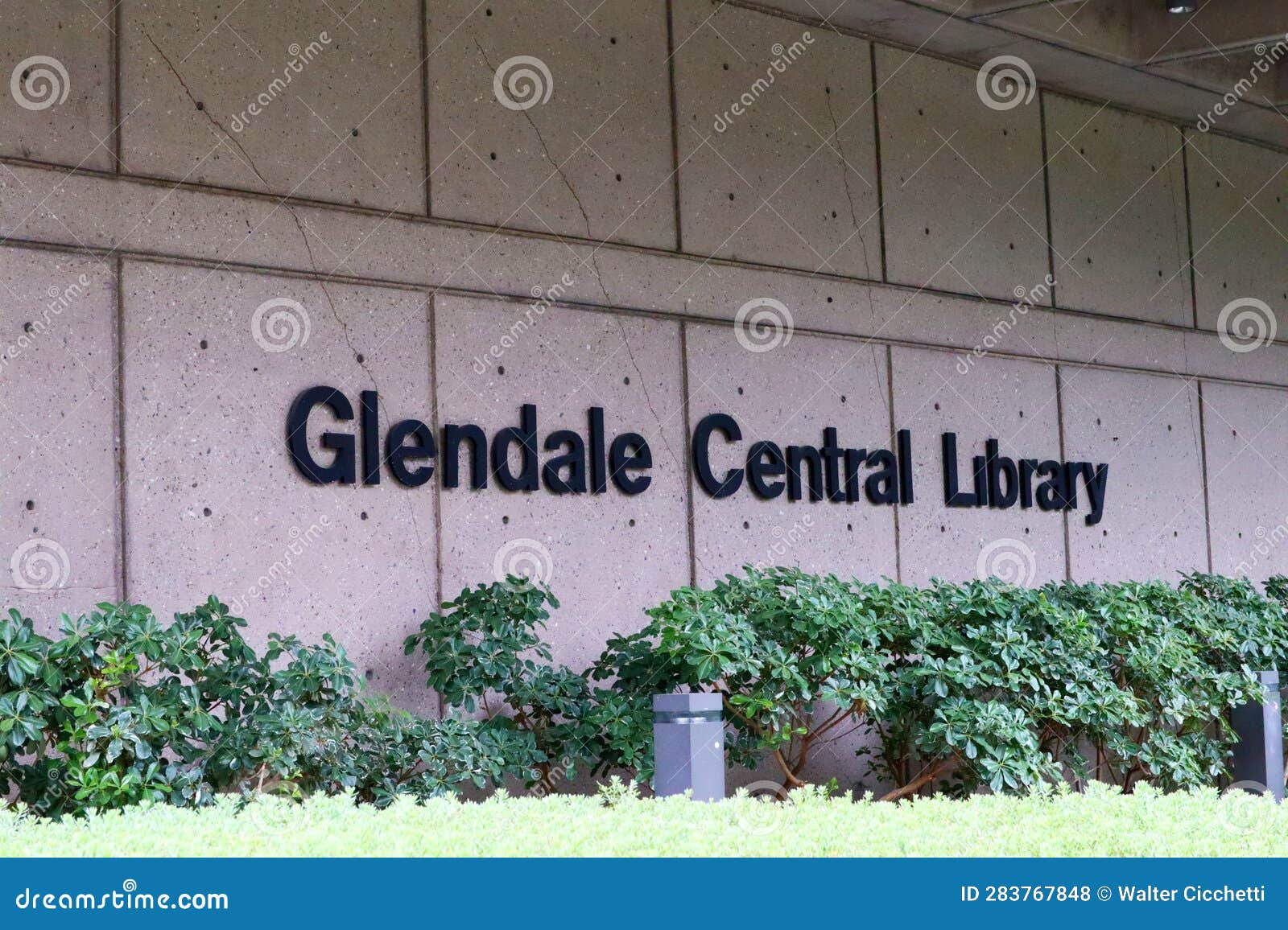 Glendale, California Glendale Central Library Editorial Stock Photo Image of facade, civic