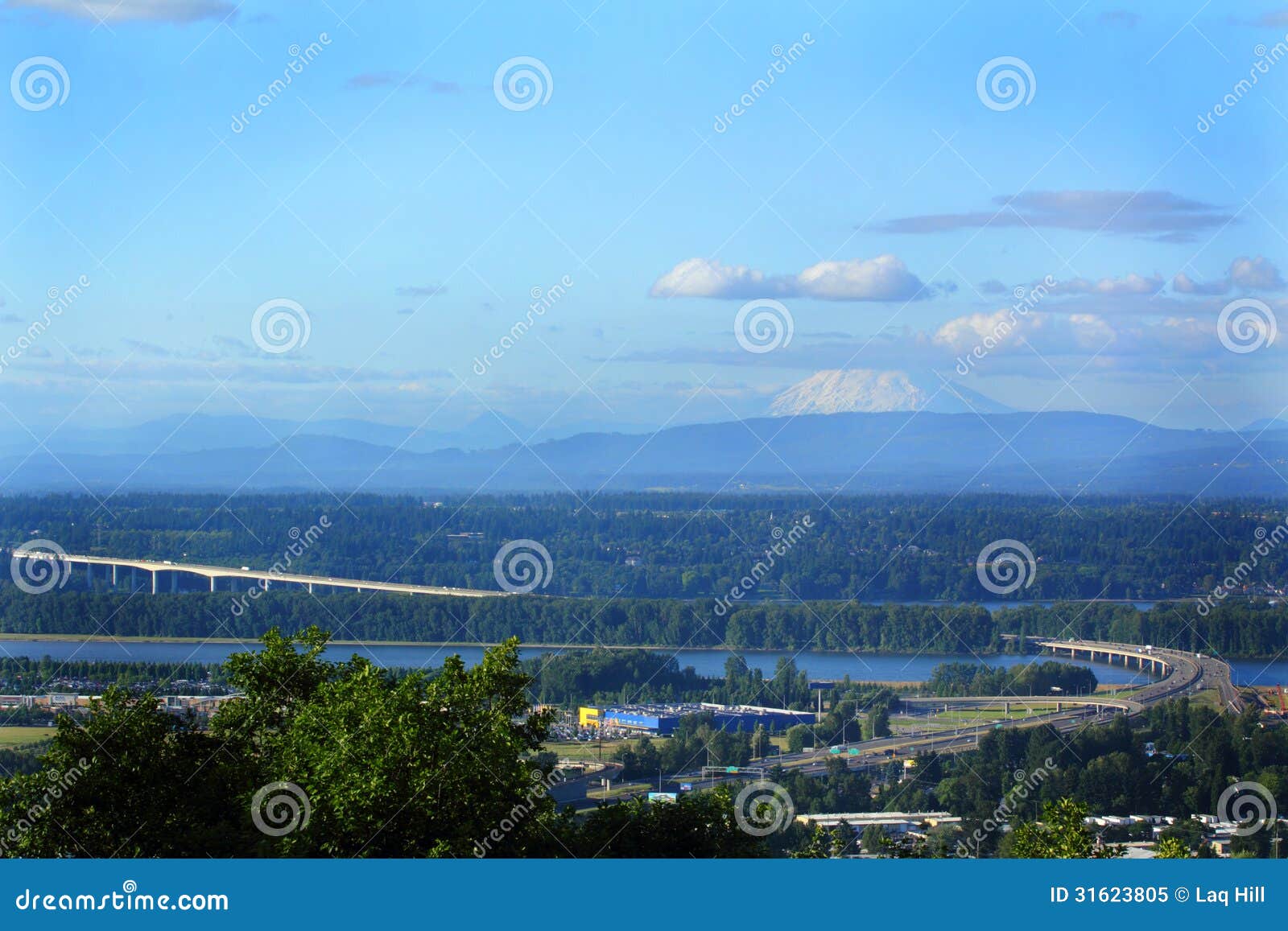 glenn jackson i-205 bridge under mt st helens