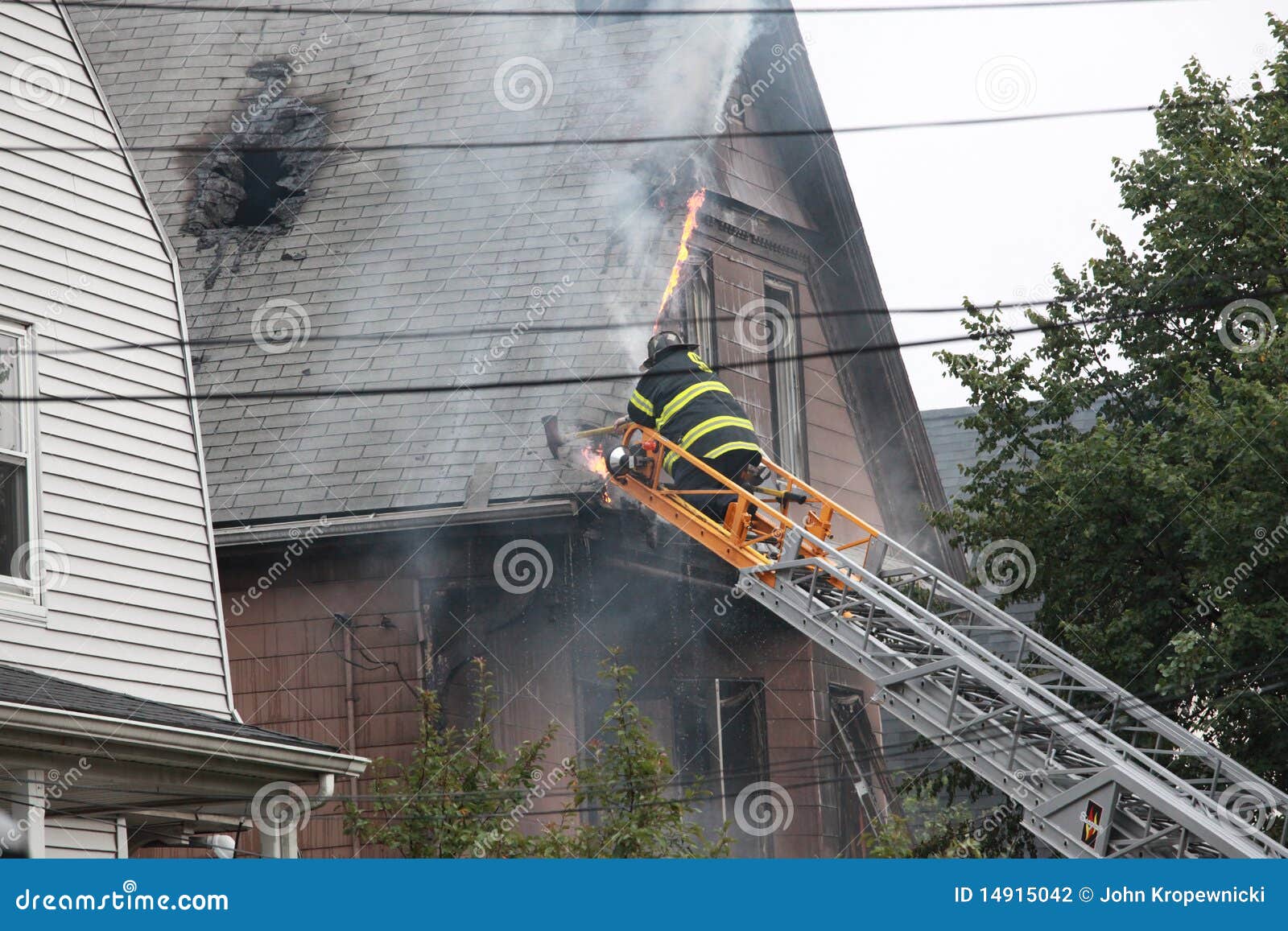 Glenwood Rd Somerville Fire Editorial Photography Image of training