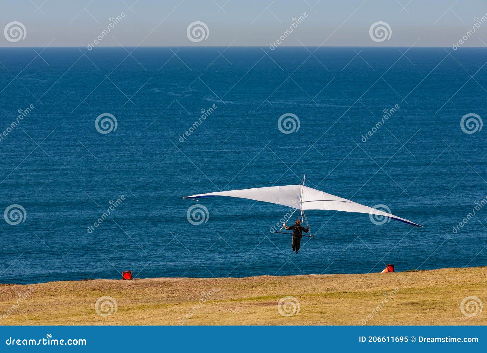 Gliders Over the Pacific Ocean in California Editorial Image Image of