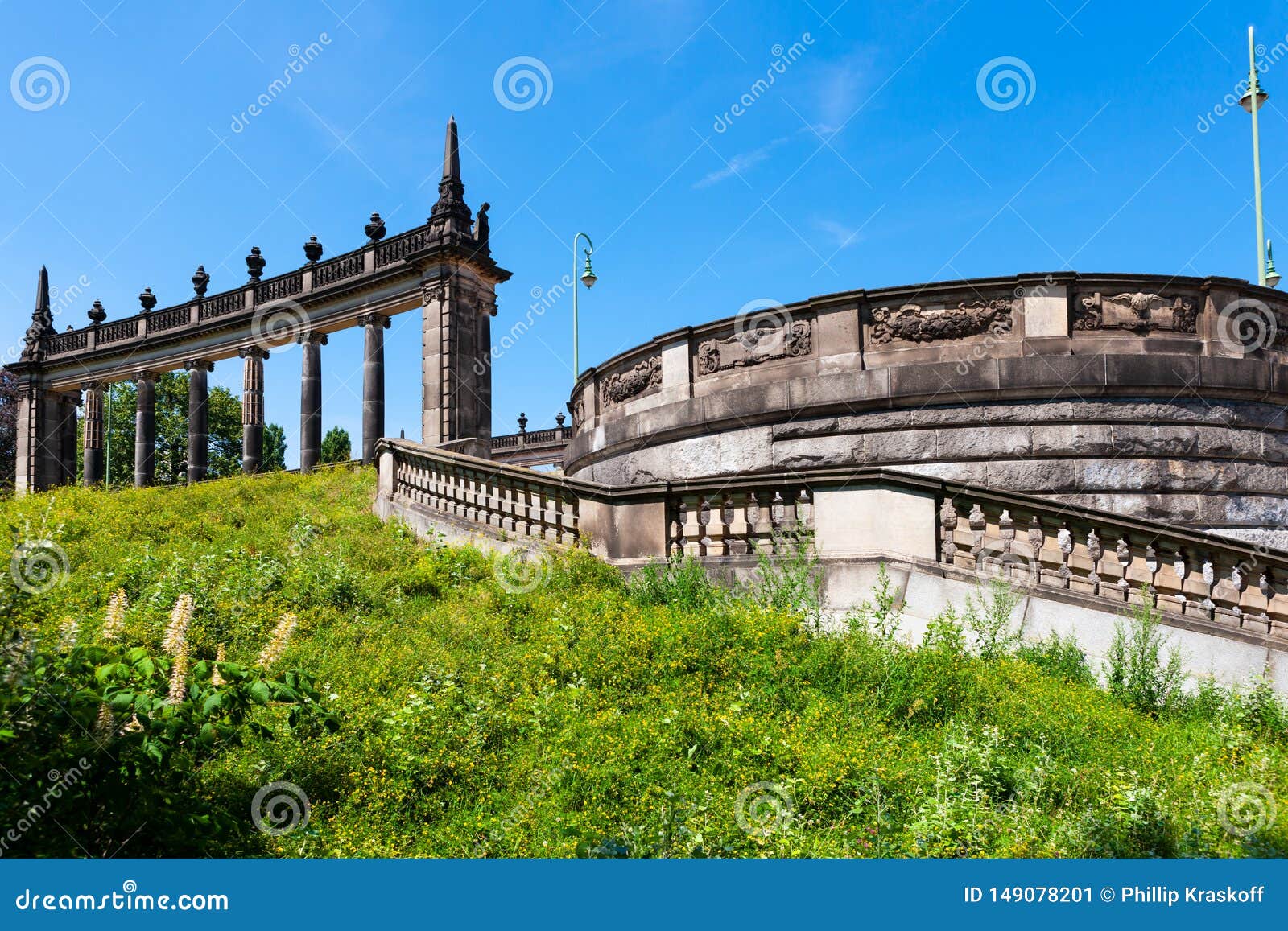 glienicker bridge outside potsdam, germany