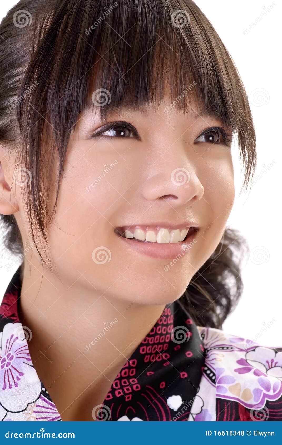 Glimlachend Japans Meisje Stock Foto. Image Of Dame, Antiquiteit - 16618348