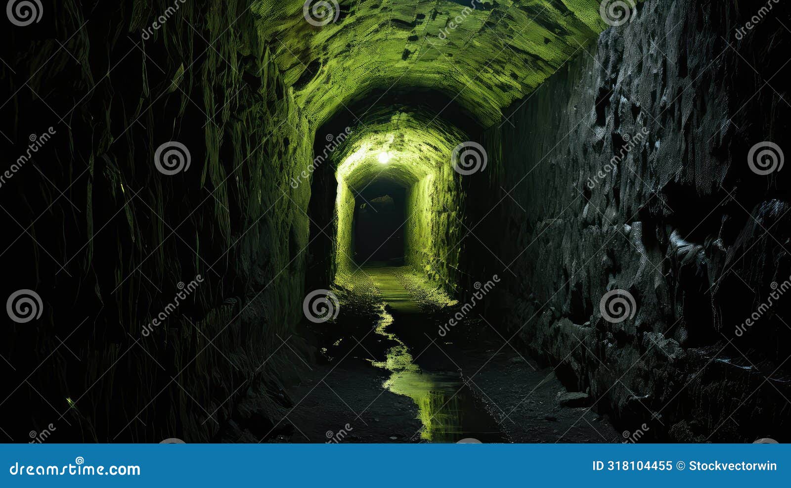 glimmer light at the end of a tunnel