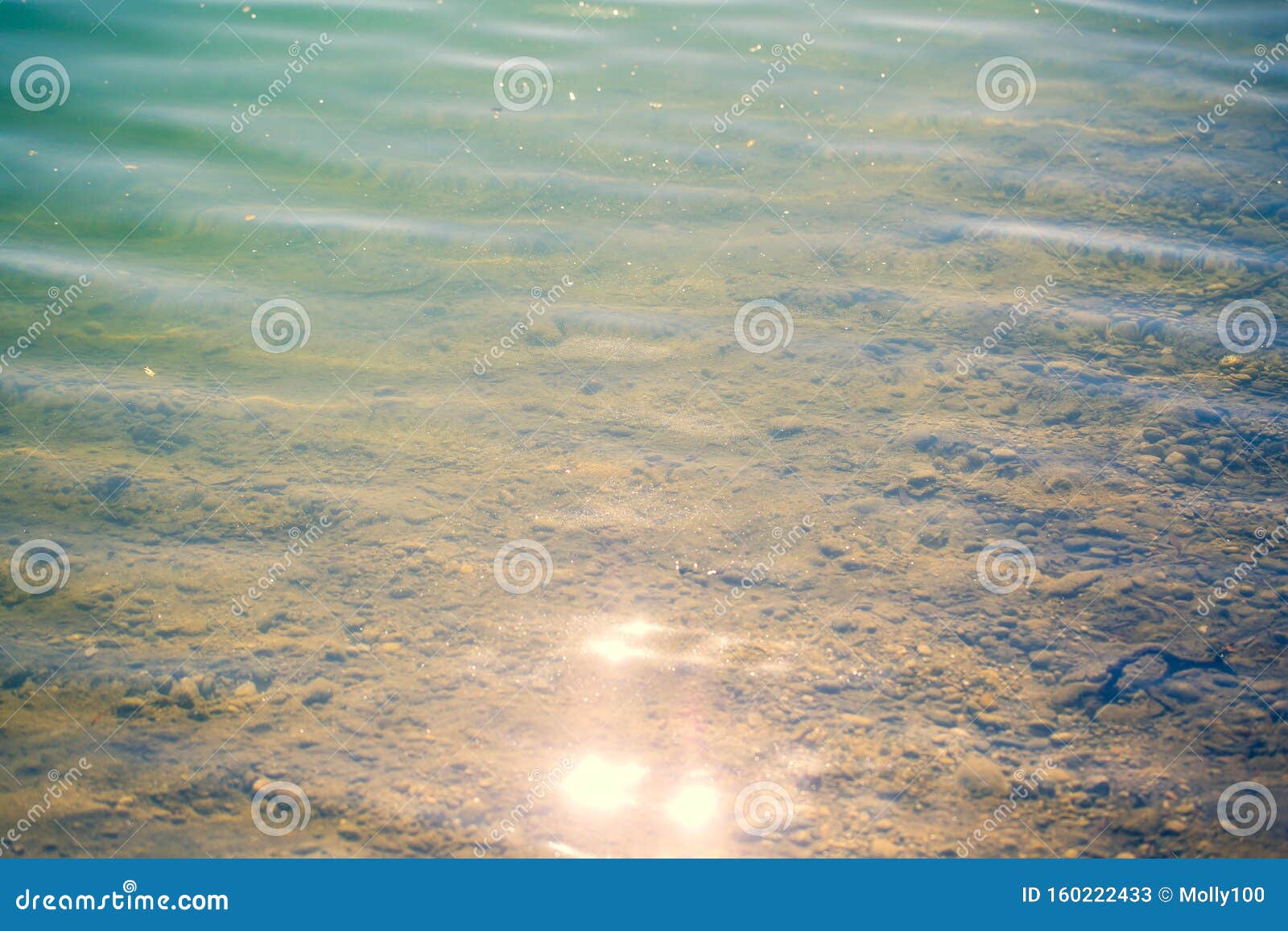 Glistening Lake In Autumn Blue Lake Blue Background Water Stock