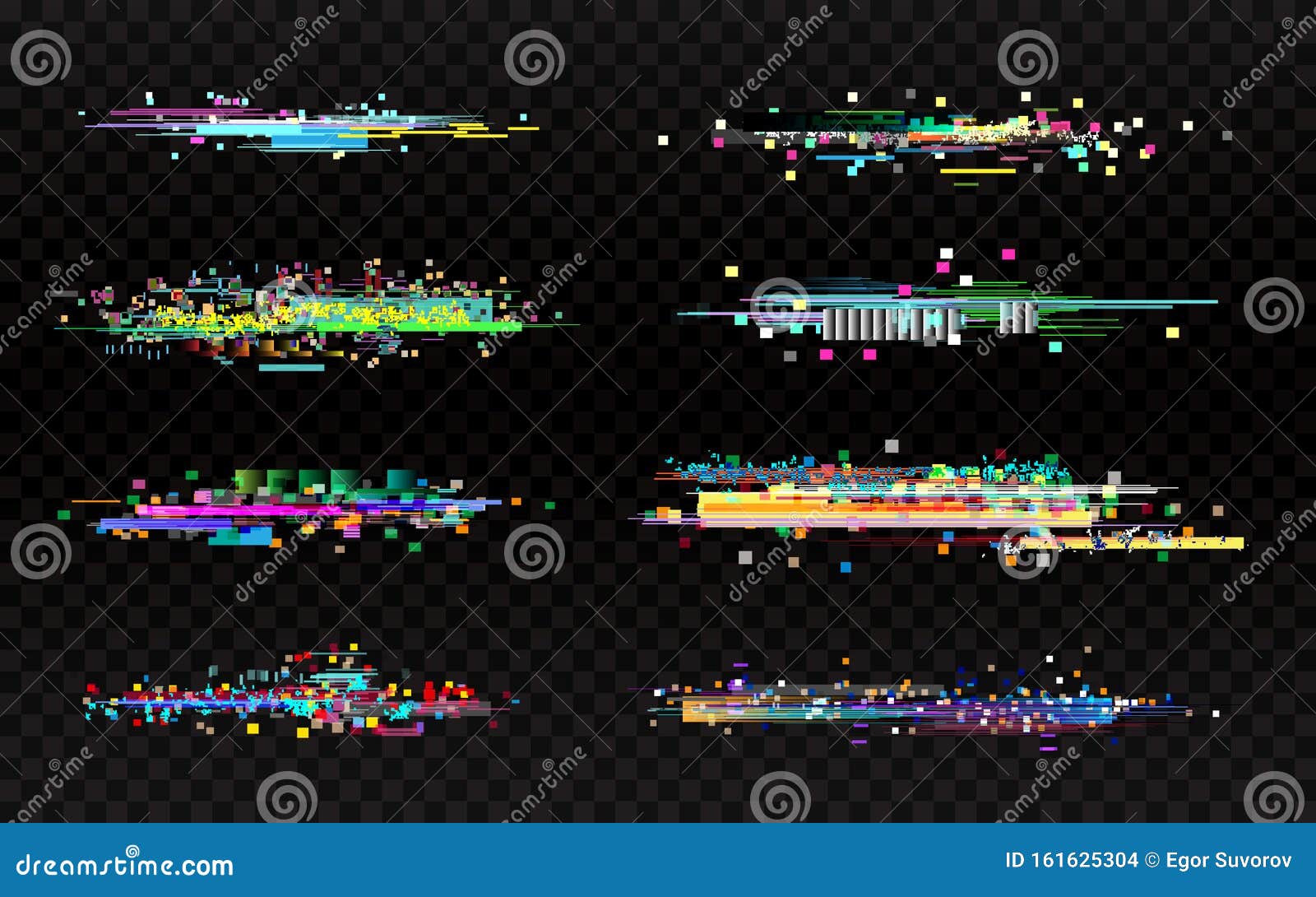 Glitch Effect PNG, Vector, PSD, and Clipart With Transparent