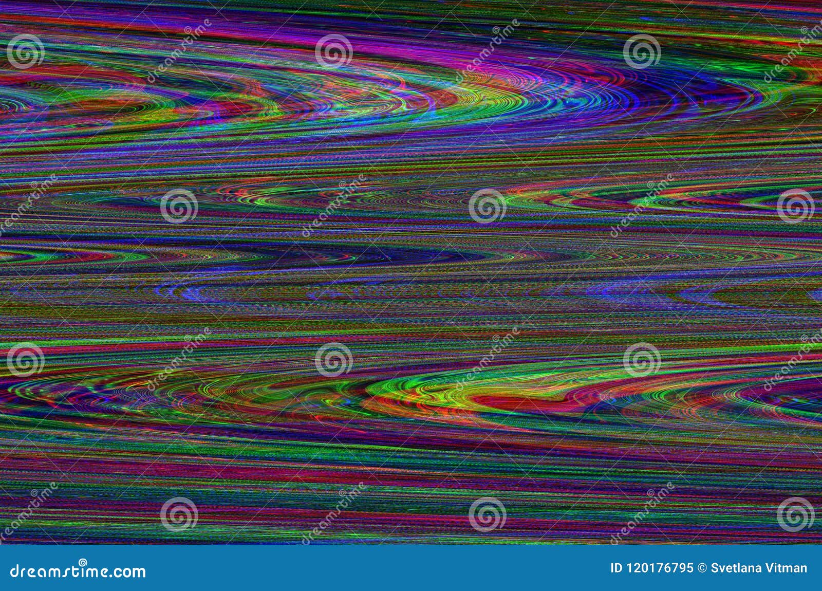 Glitch Universe Background Old TV Screen Error Digital Pixel Noise