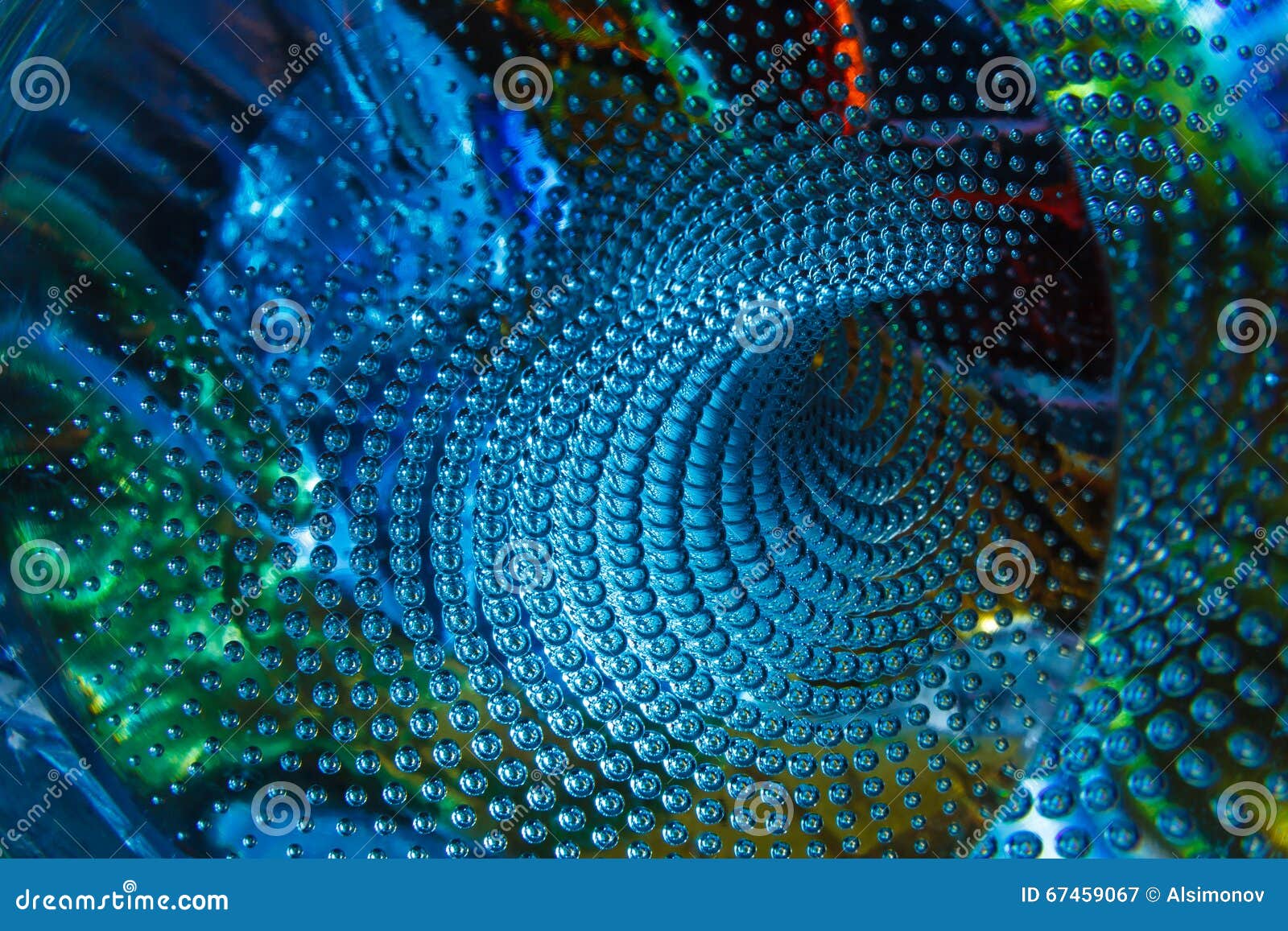 Glitter Air Bubbles in the Glass, Background Abstract Texture. Stock Image Image of glitter