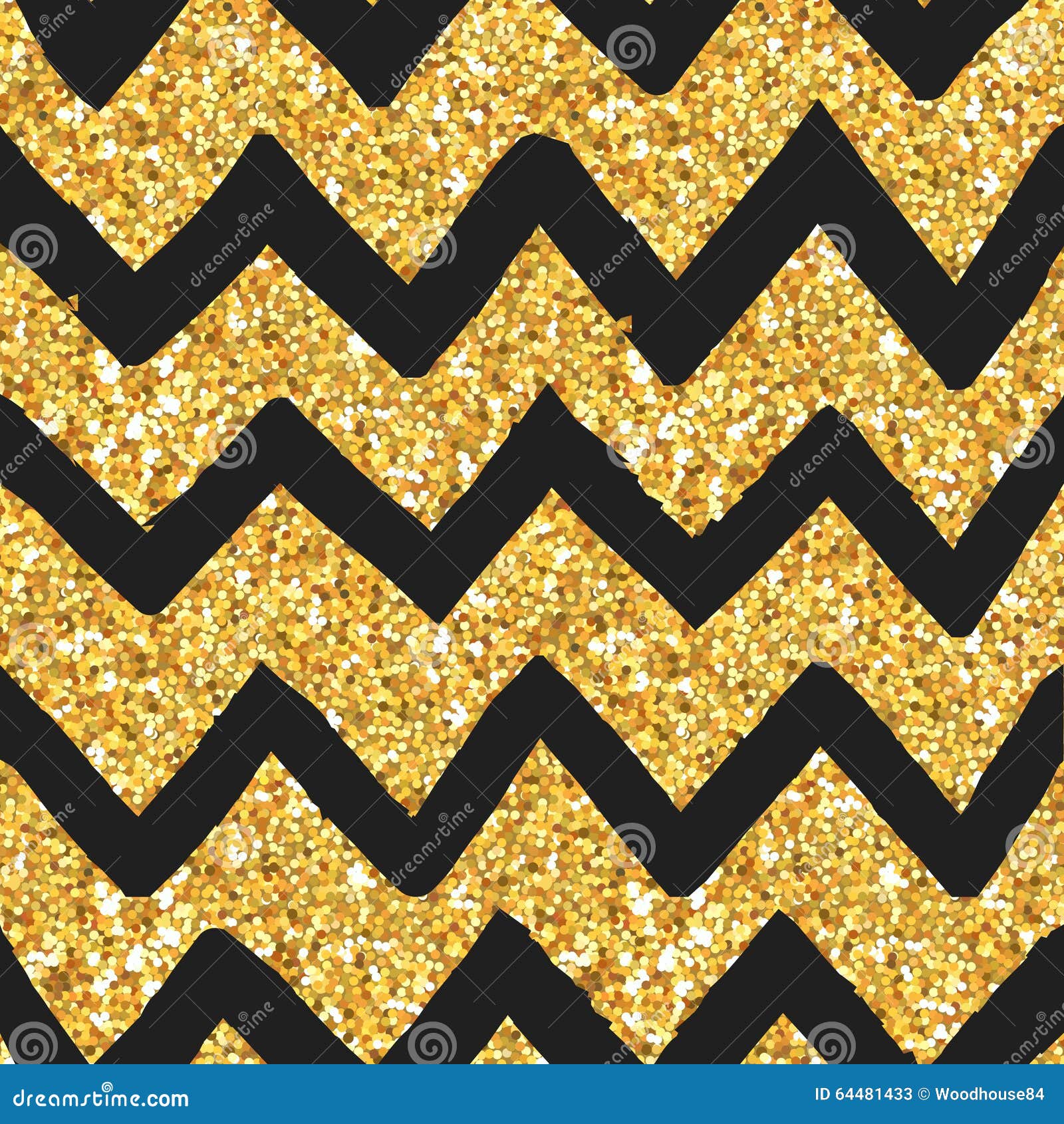 Glitter Golden Pattern Stock Vector Illustration Of Ornate 64481433