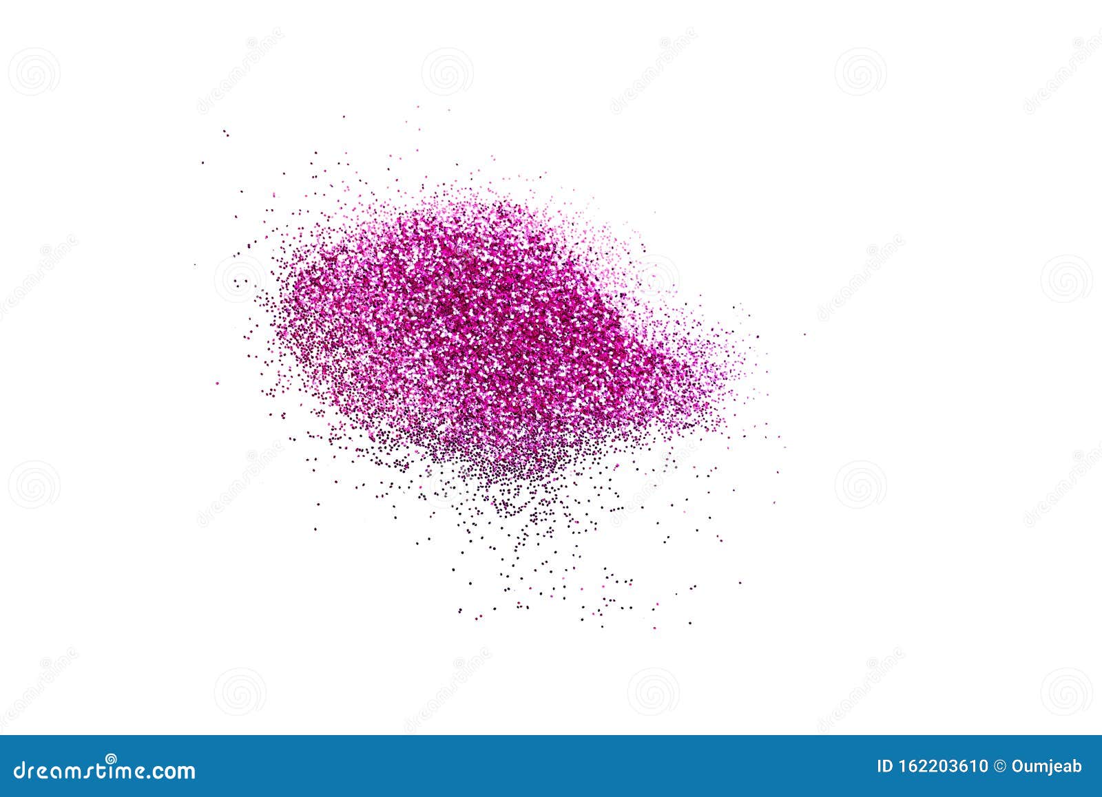 Glitter Powder Splash or Burst Isolated Stock Photo Image of