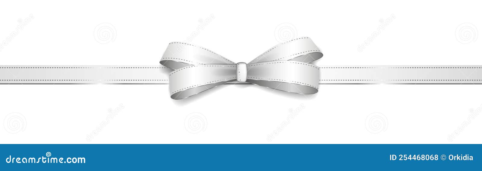 Glitter ribbon bow stock photo. Illustration of ribbon 254468068