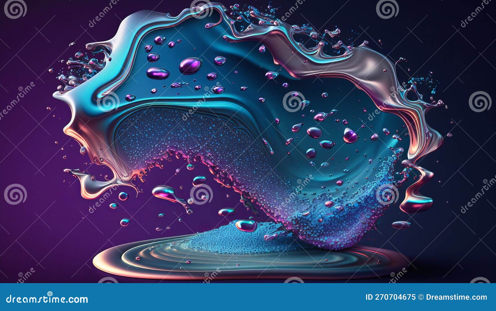 Glitter Smile Liquid. Super Realistic. Use in Your Projects. Background