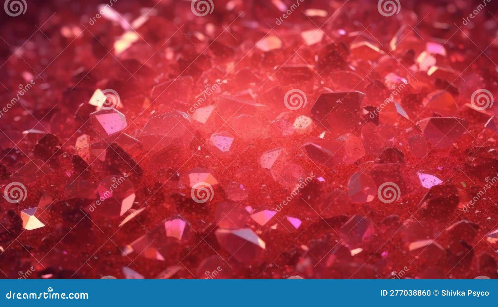 Glitter Strawberry Quartz Background with Sparkles Generative AI Stock