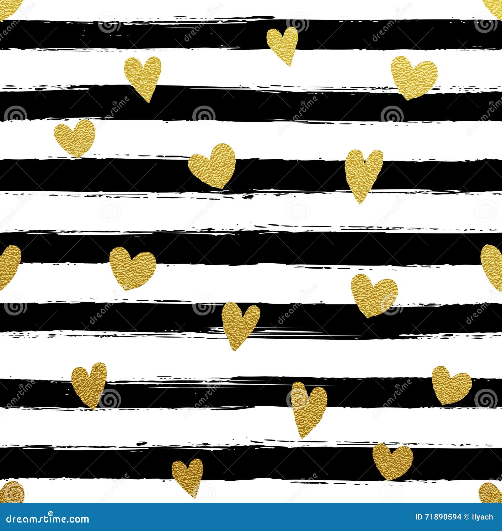 Gllitter Gold Striped Wallpaper. Paint Brush Strokes Background Stock  Illustration - Illustration of date, design: 71890594