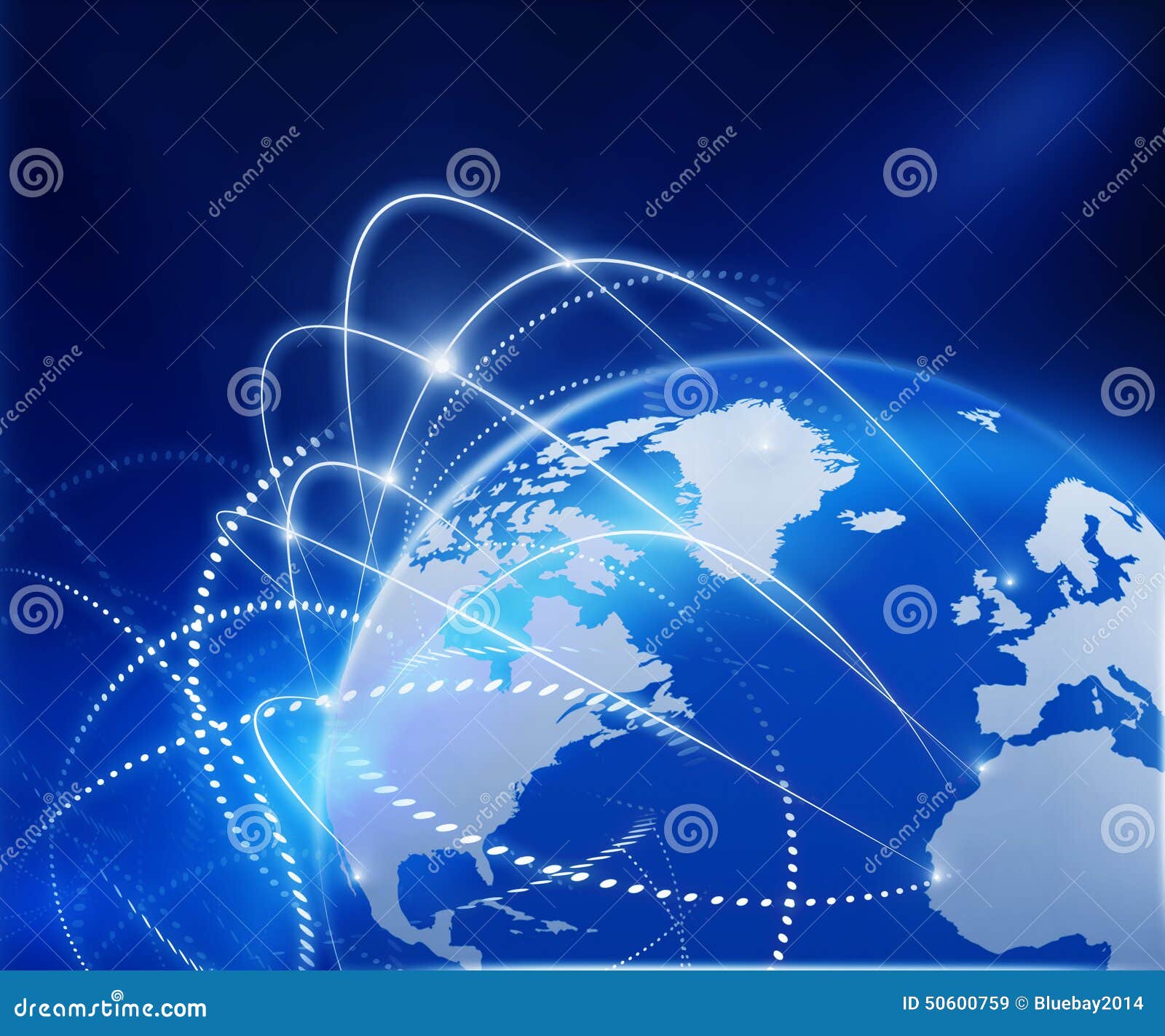 Global business network stock image. Image of global 50600759