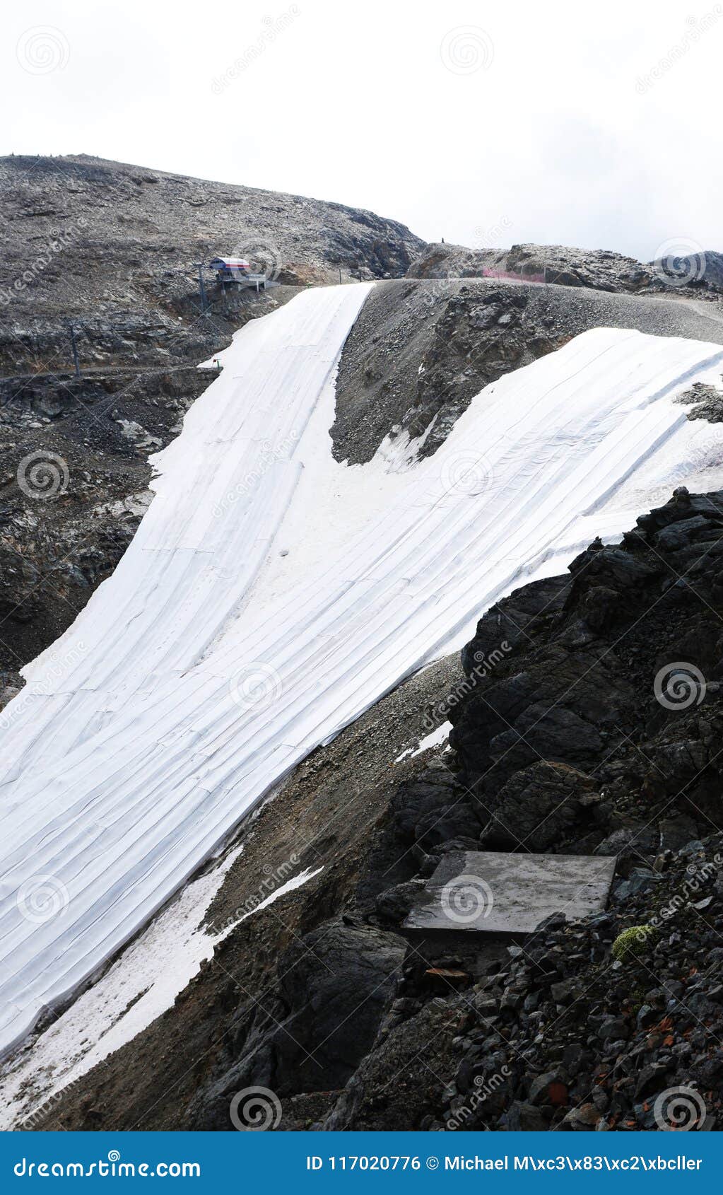 global clima change: the corvatsch-glacier near st. moritz cover