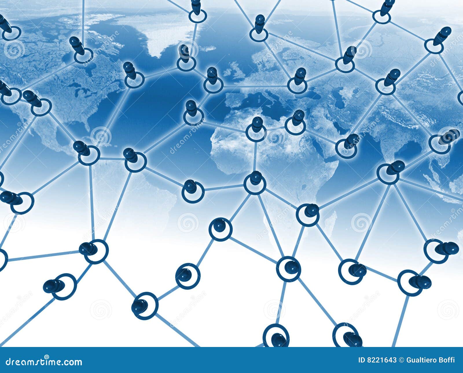 Global connection stock illustration. Illustration of information 8221643