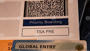 where is tsa pre check number on global entry card