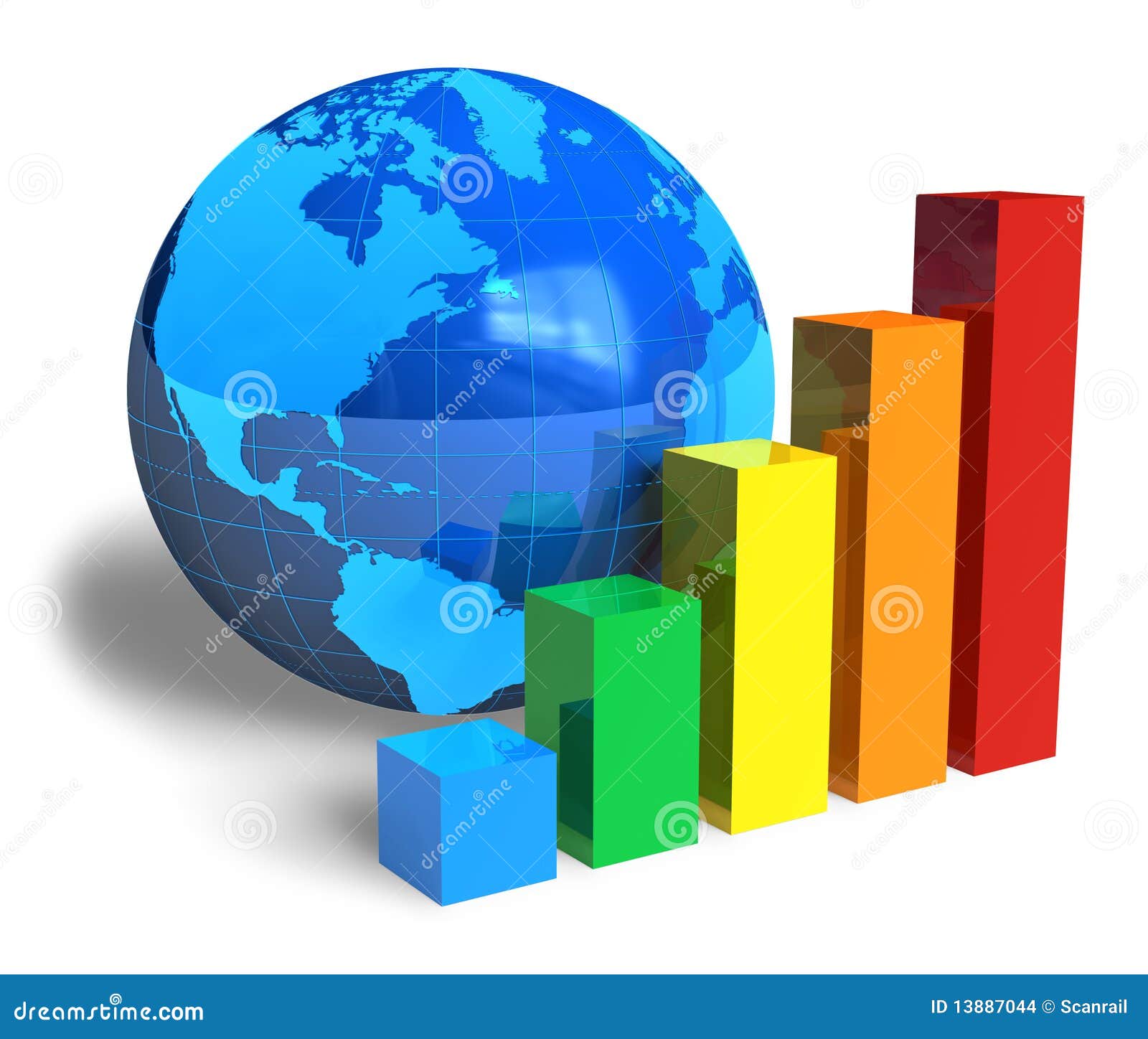 Global success concept stock illustration. Image of analytics 13887044