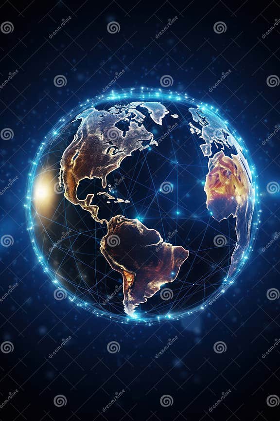 Network visualization showing democratic governance structures overseeing AI systems across global connections with transparency and accountability mechanisms