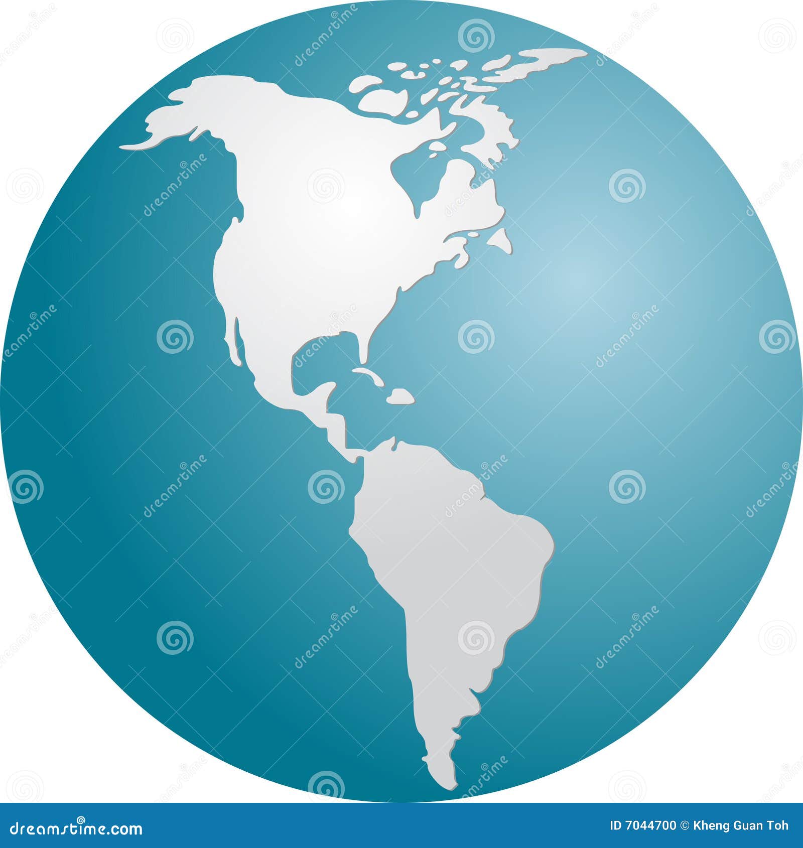 Globe Americas stock vector. Illustration of abstract 7044700