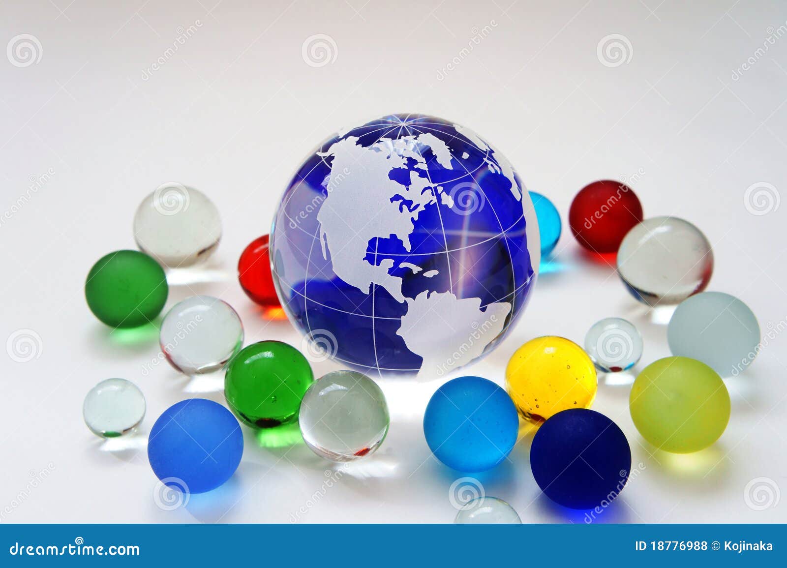 Globe of the blue glass stock photo. Image of earth, still 18776988