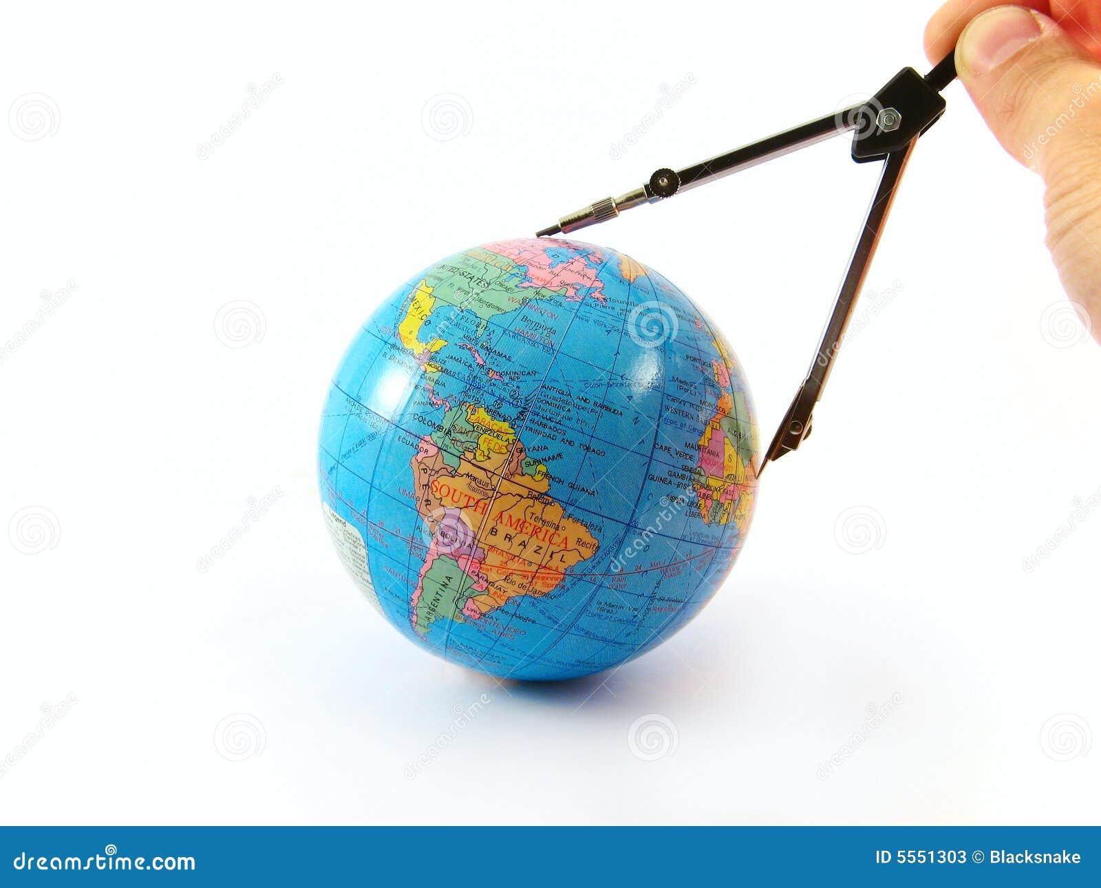 globe distance measure orientate navigate