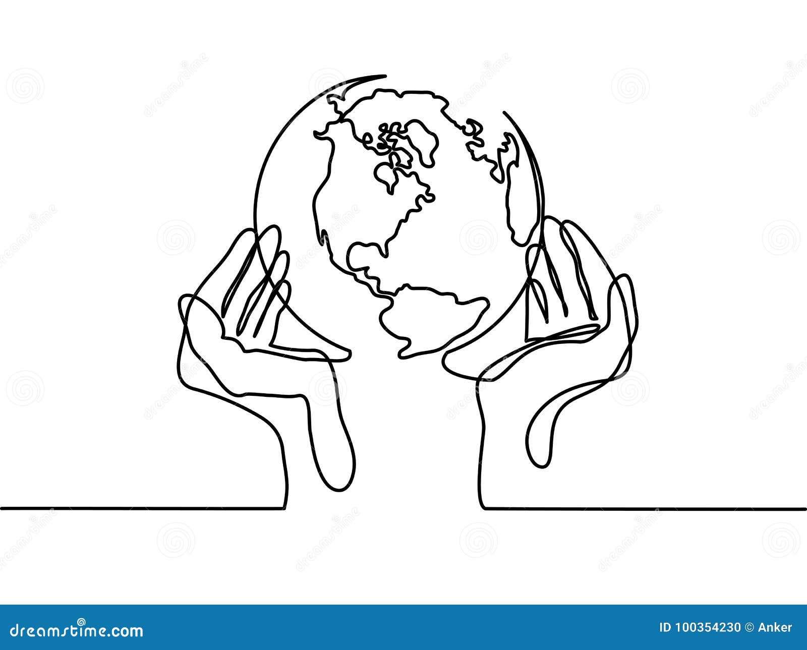 Sketch of the earth isolated Royalty Free Vector Image