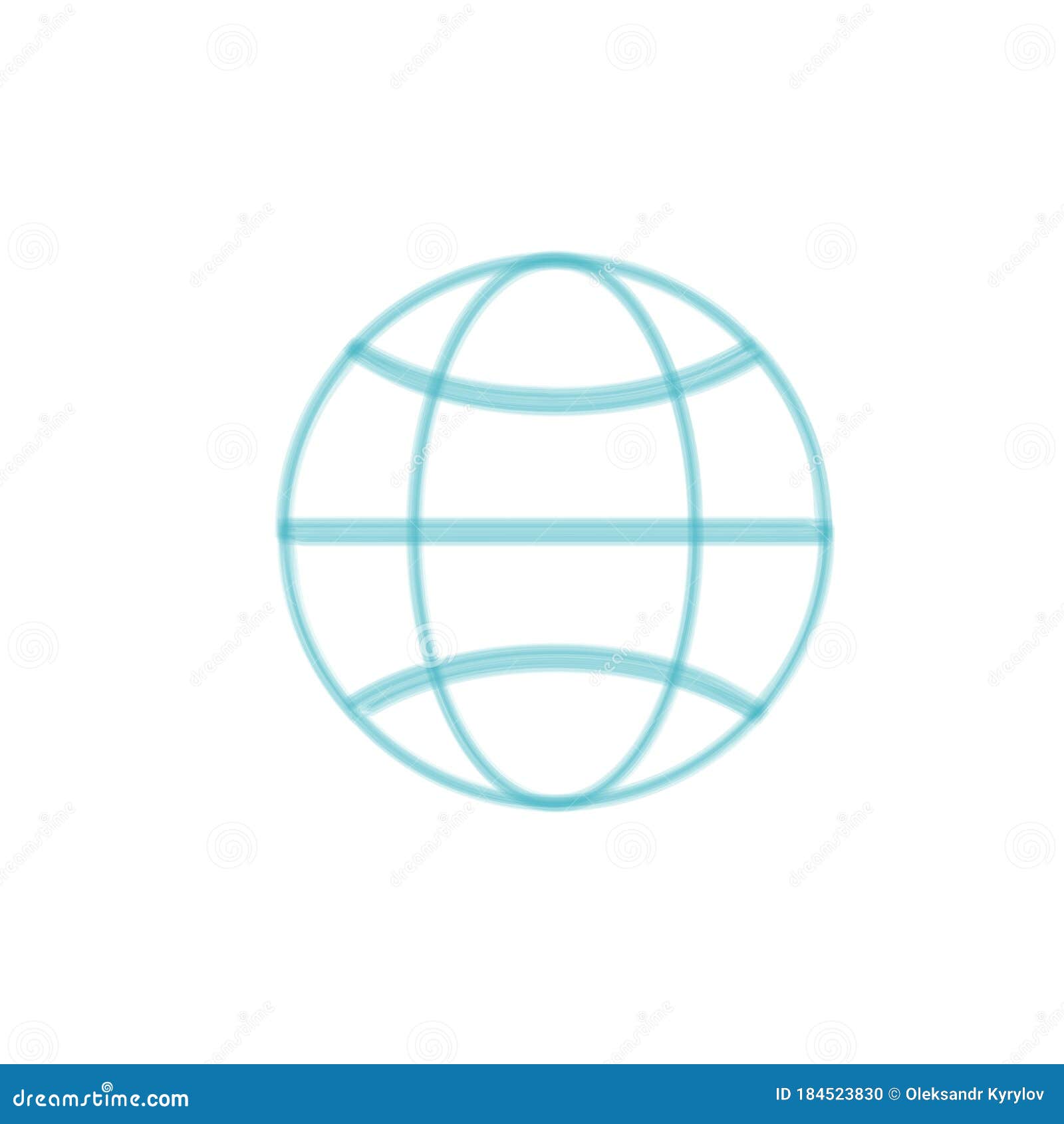 globe hand drawn earth on white background. world in doodles style. environment doodle  for earth day. stock 