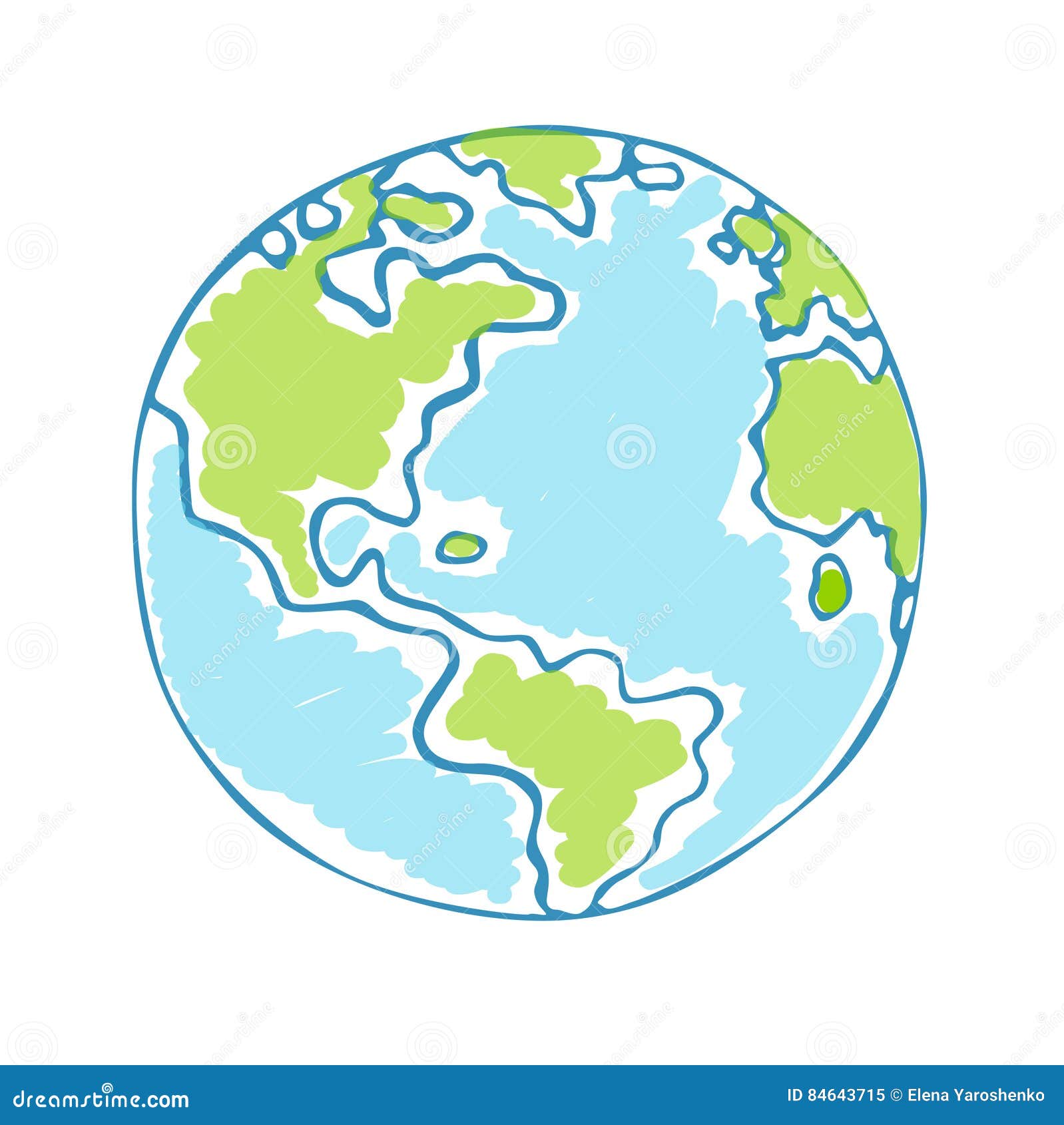Globe Kids. Children Earth Day. Vector Stock Vector - Illustration ...