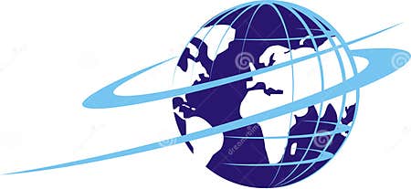 Globe logo design stock vector. Illustration of dynamics - 14987778