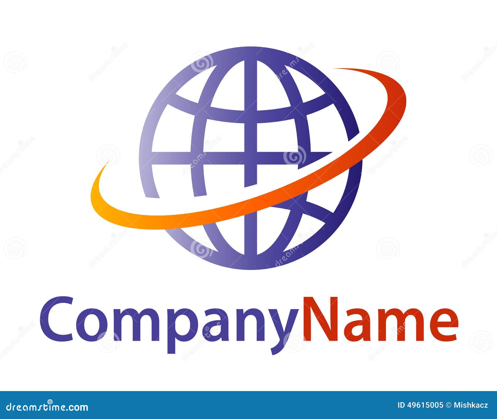 Globe logo stock vector. Illustration of idea, - 49615005