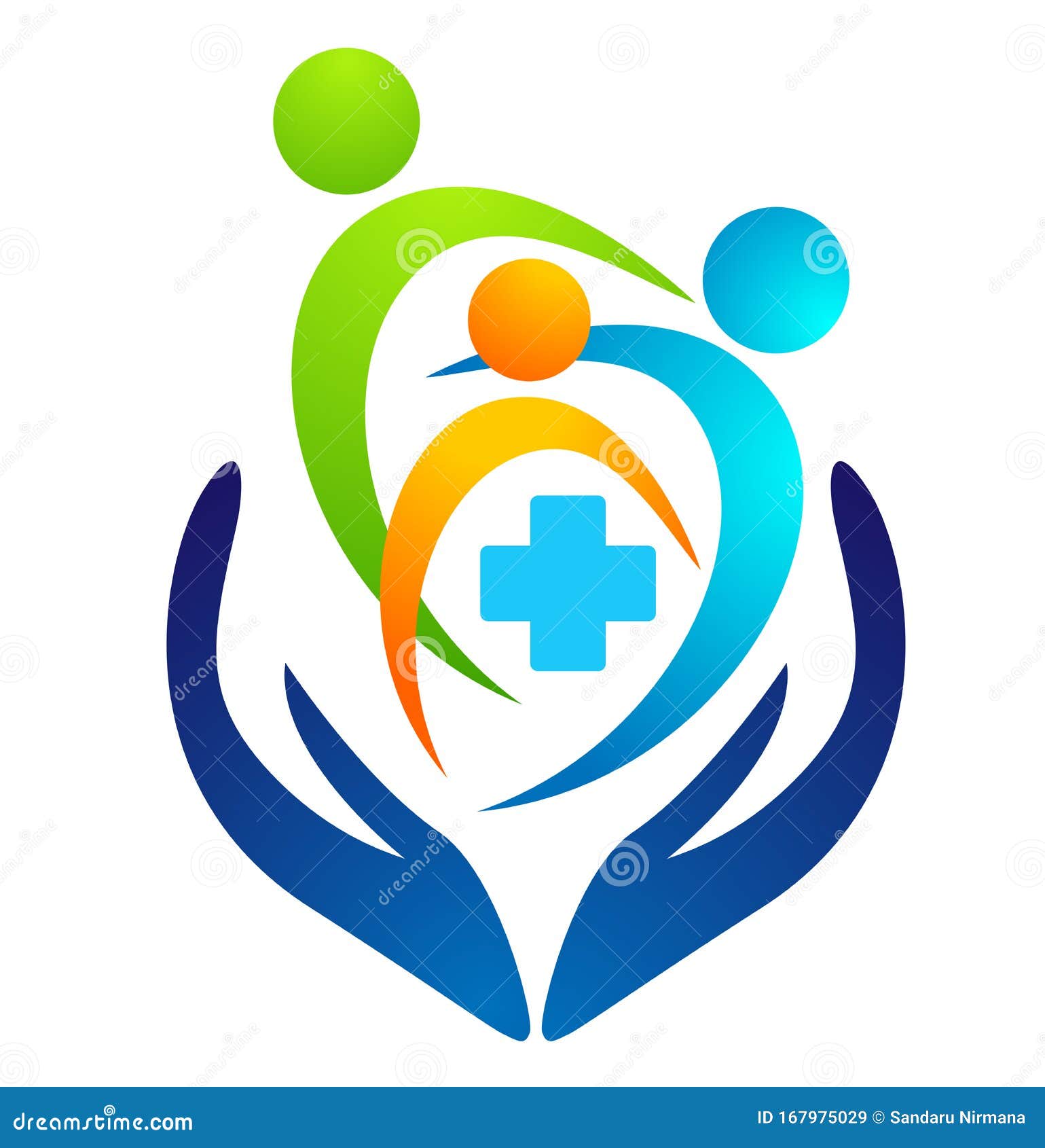 Medical Health Heart Care Clinic People Healthy Life Care Logo Design ...